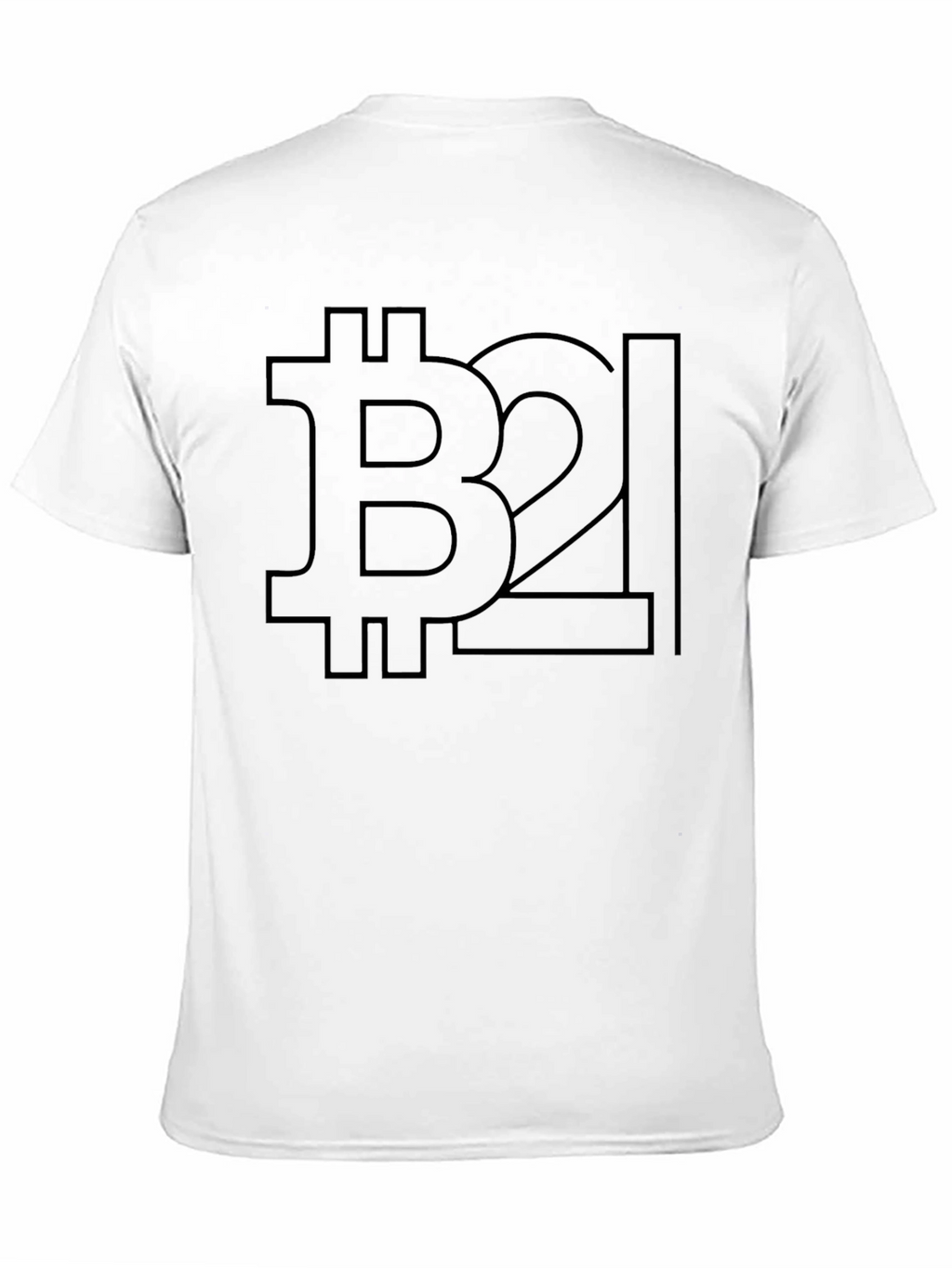 Bitcoin B2L Black T-Shirt - Crypto Design