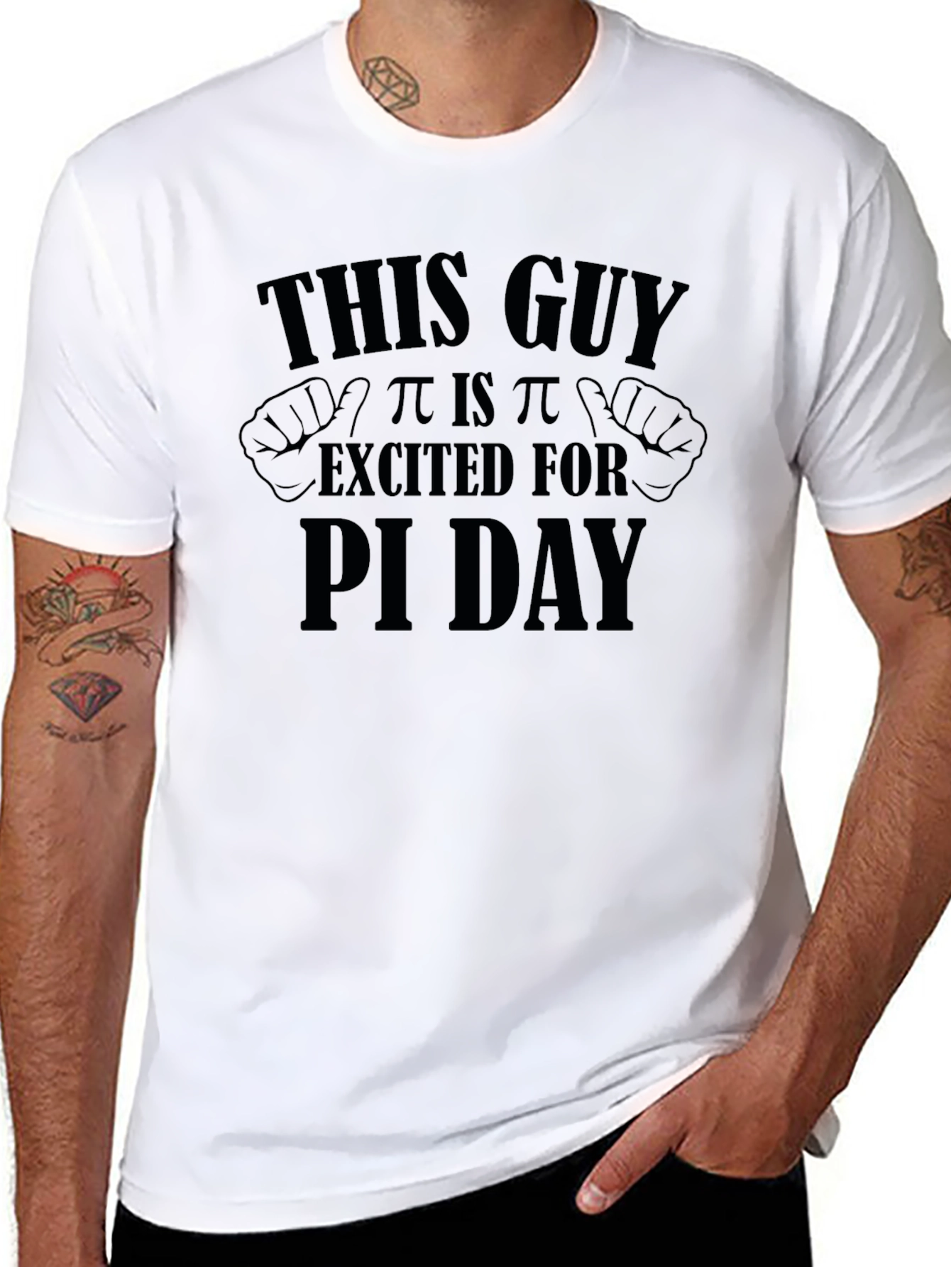 This Guy is Excited for Pi Day T-Shirt