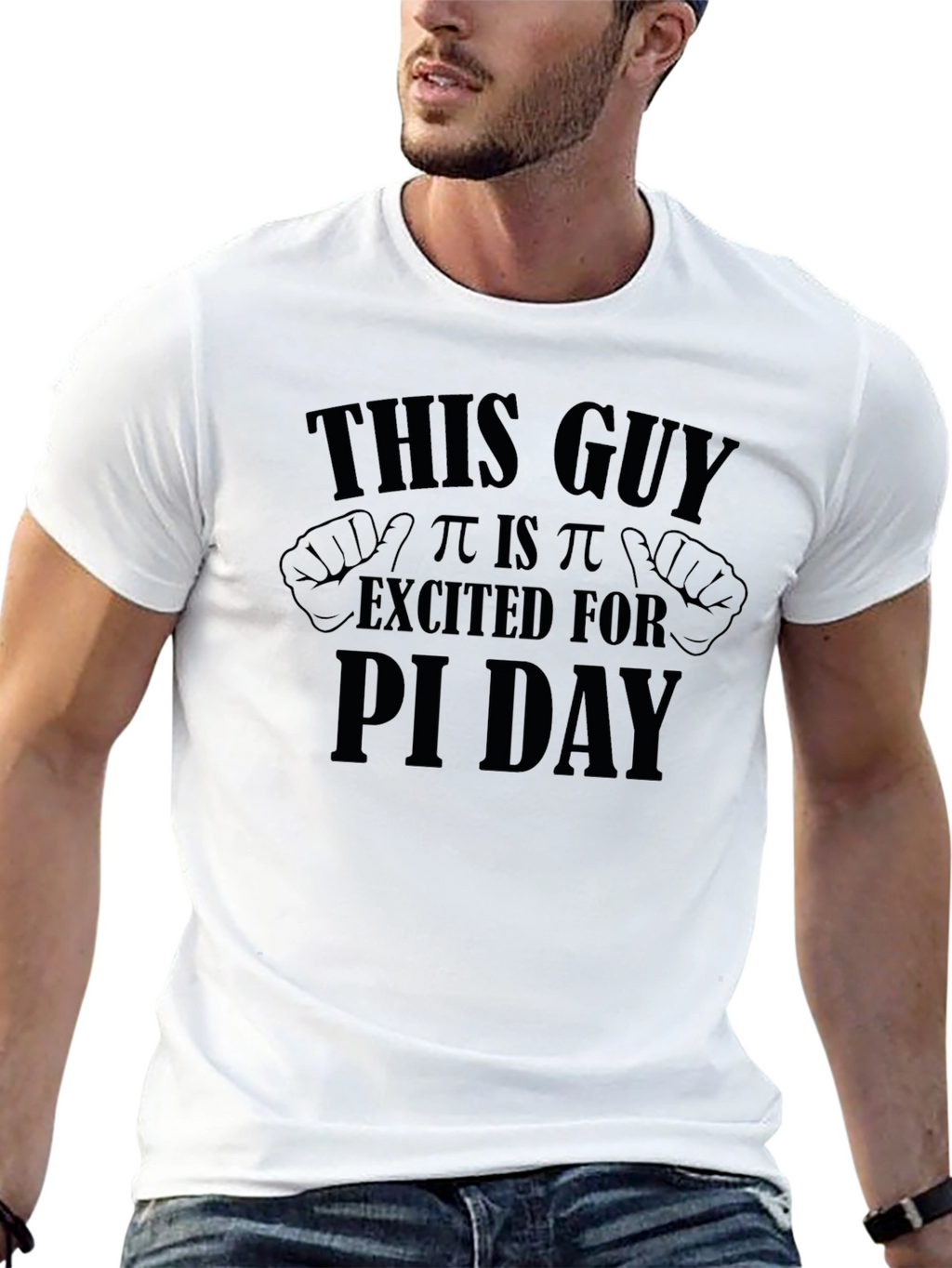 This Guy is Excited for Pi Day T-Shirt