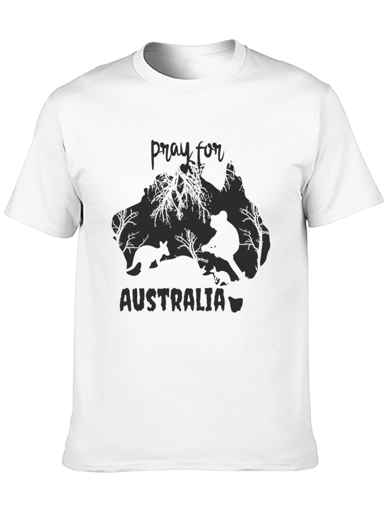 Pray for Australia Graphic T-Shirt