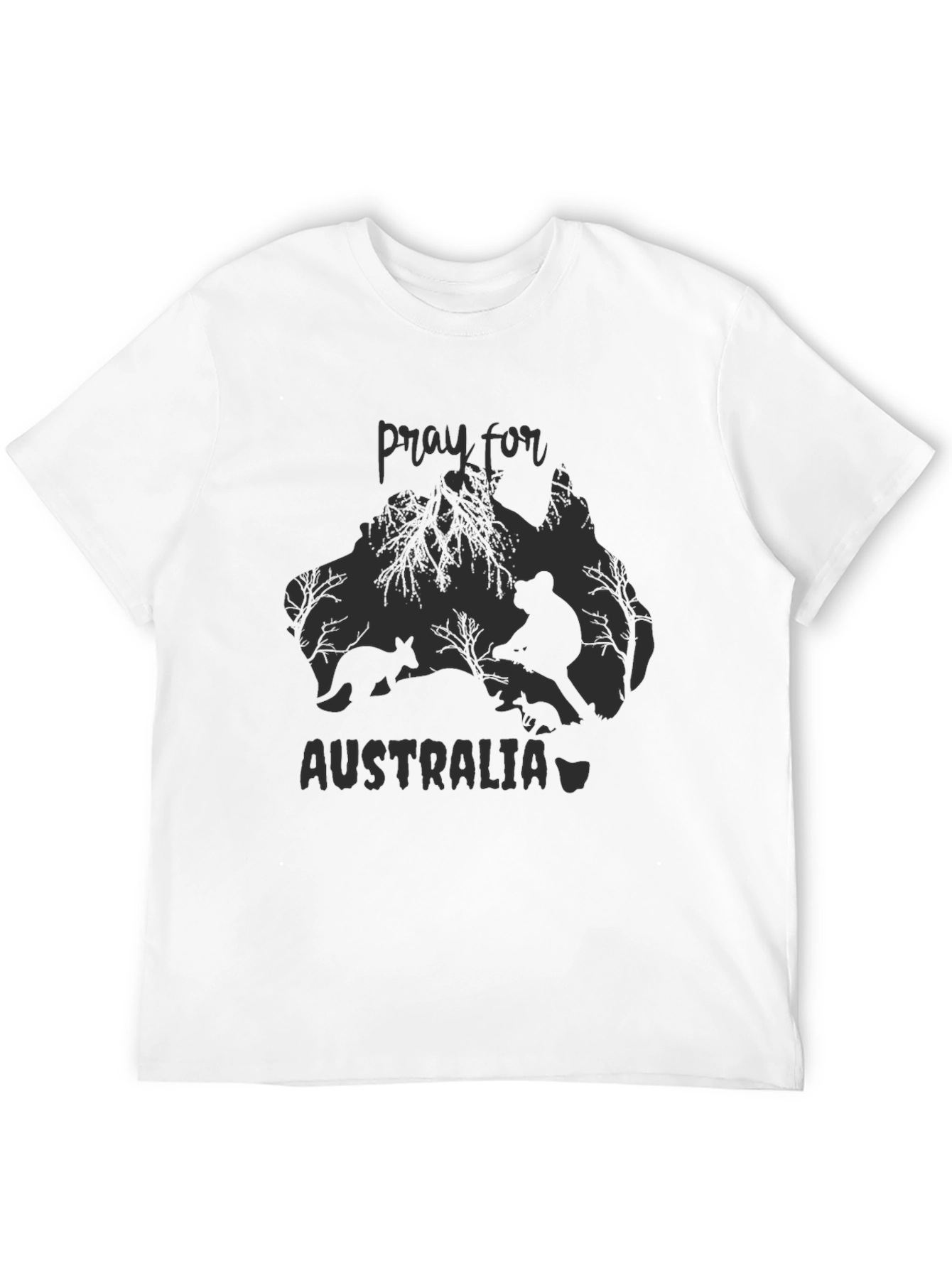 Pray for Australia Graphic T-Shirt
