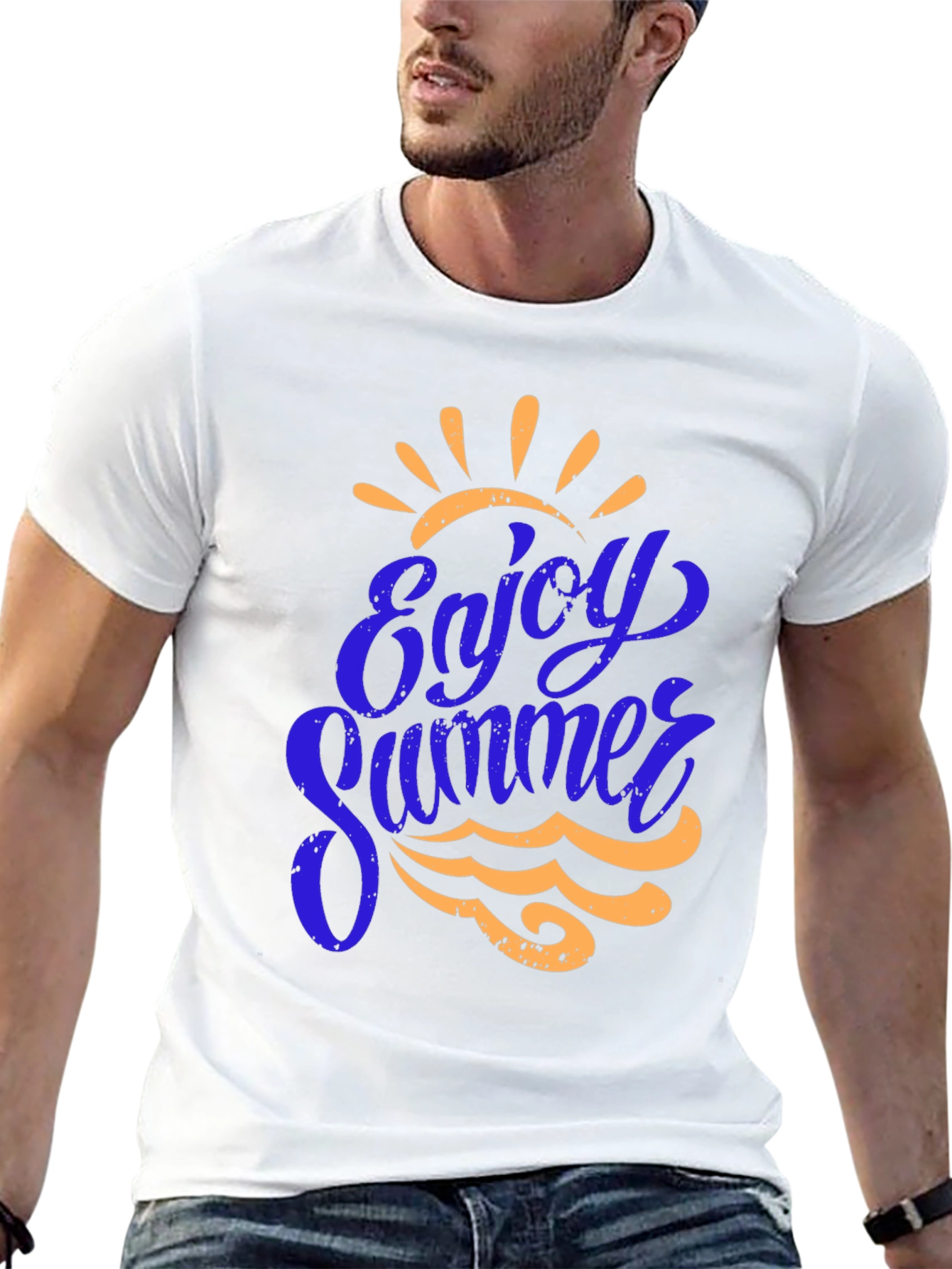 Enjoy Summer Graphic Tee - Black