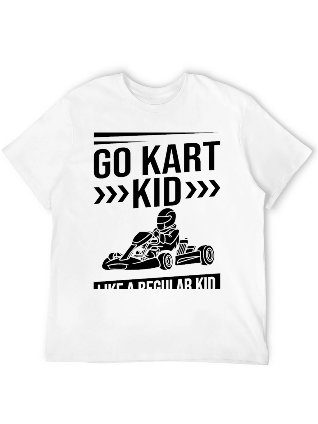 Go Kart Kid Black T-Shirt