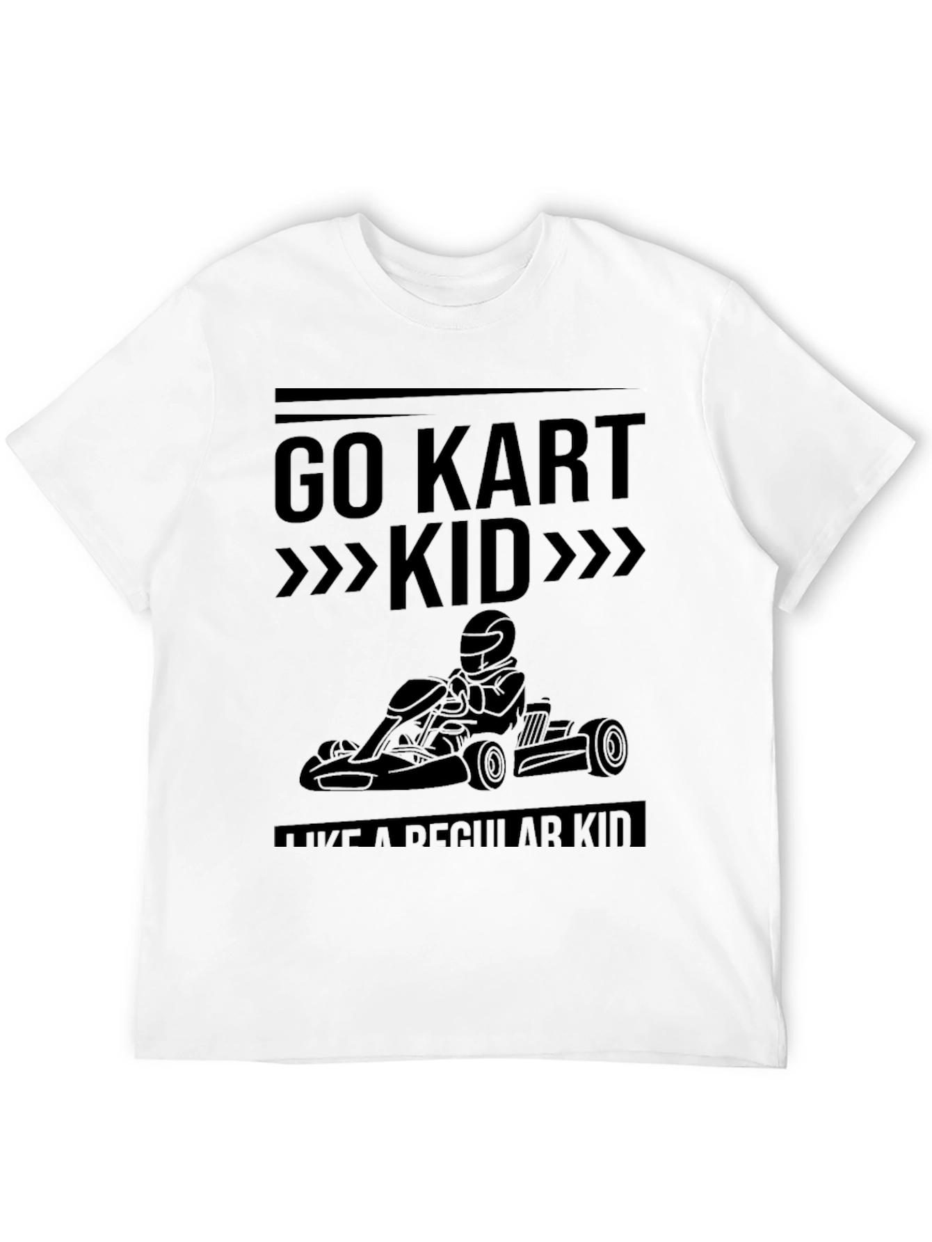 Go Kart Kid Black T-Shirt