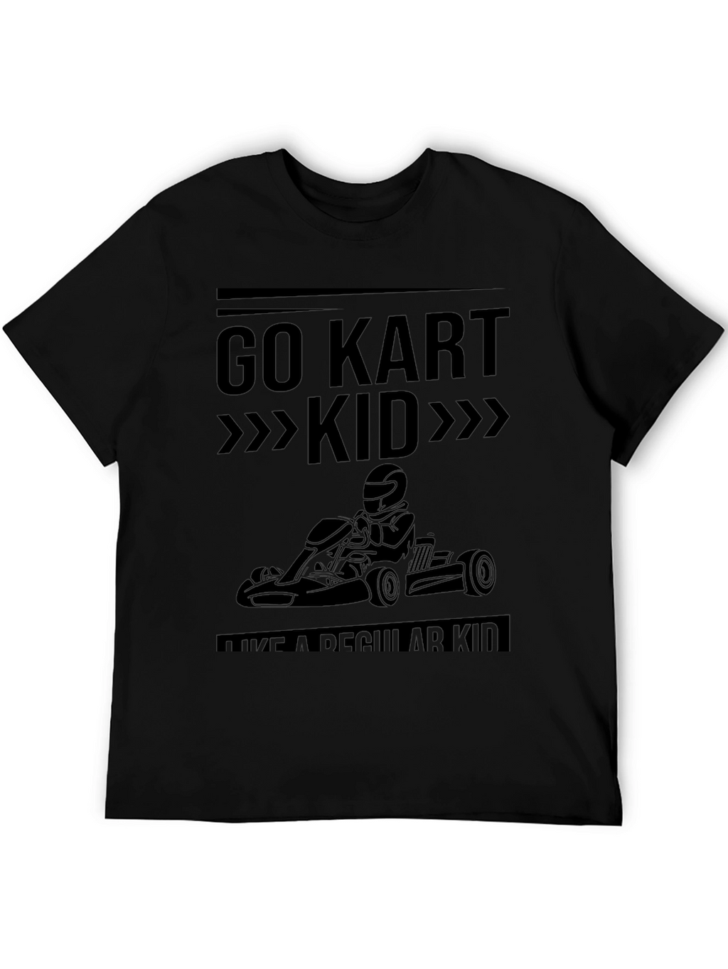 Go Kart Kid Black T-Shirt
