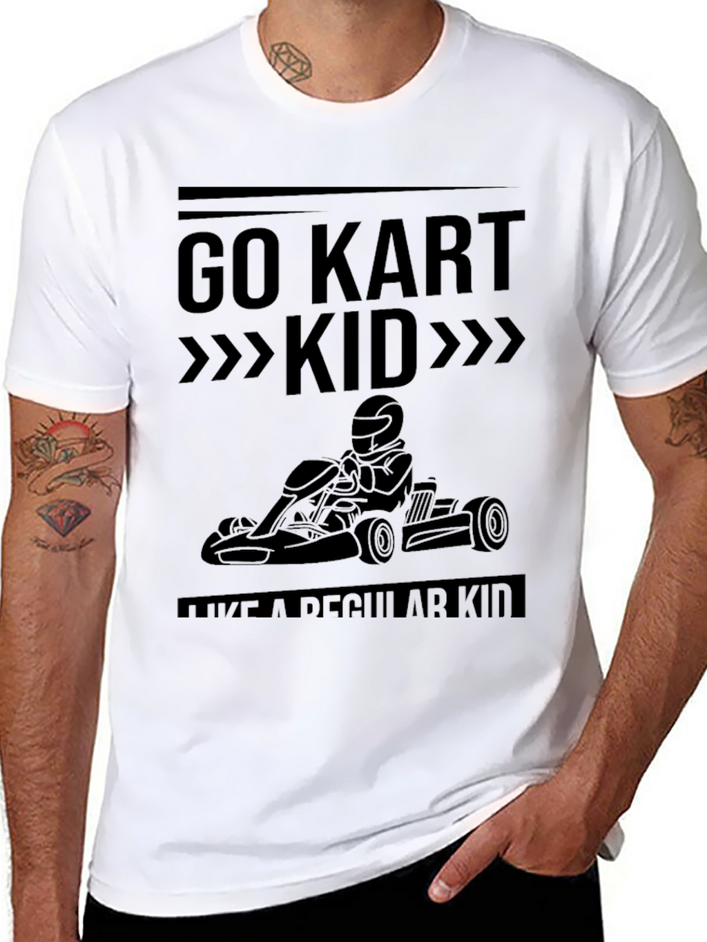 Go Kart Kid Black T-Shirt