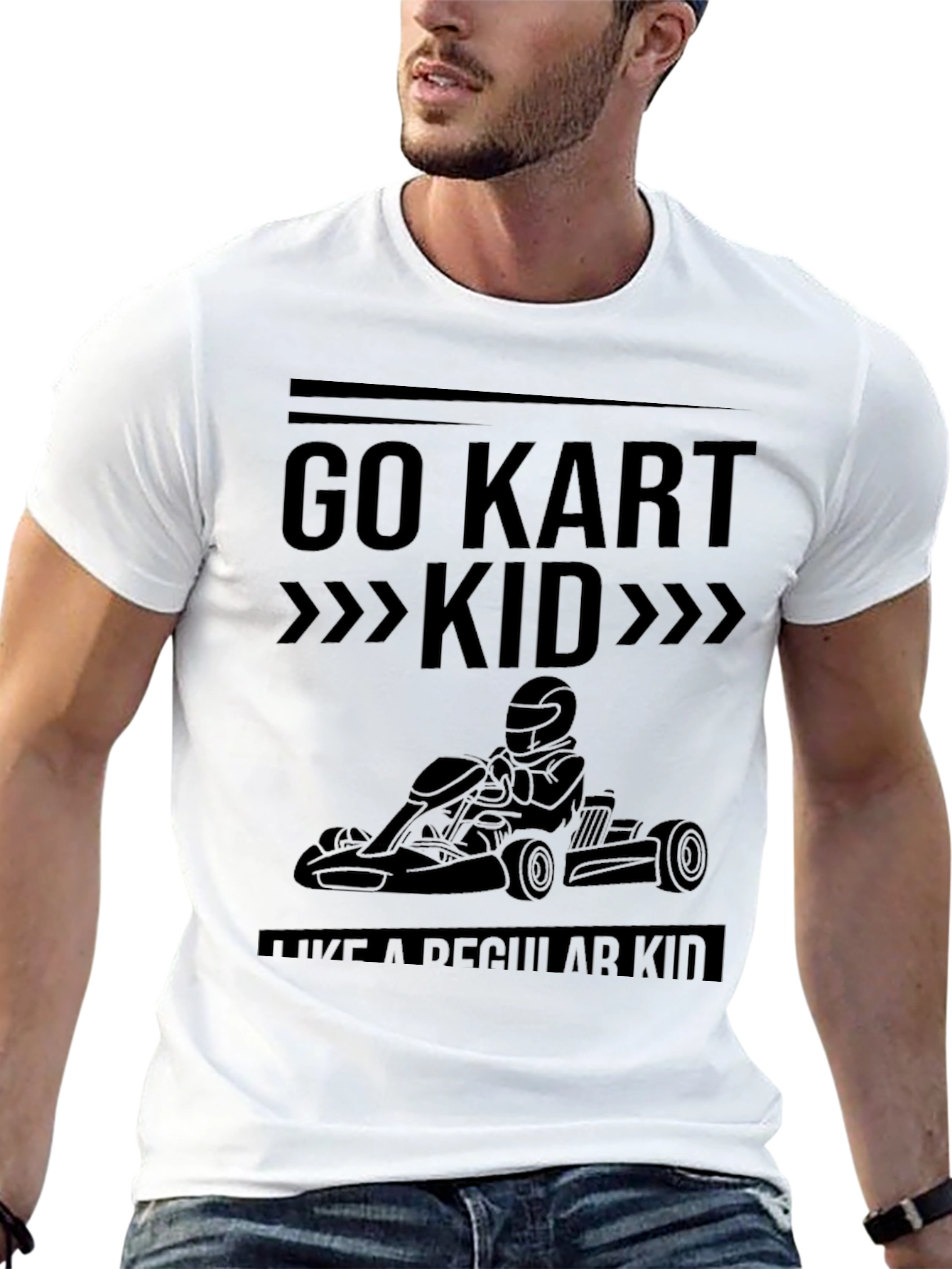 Go Kart Kid Black T-Shirt