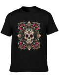 Day of the Dead Sugar Skull Graphic Tee