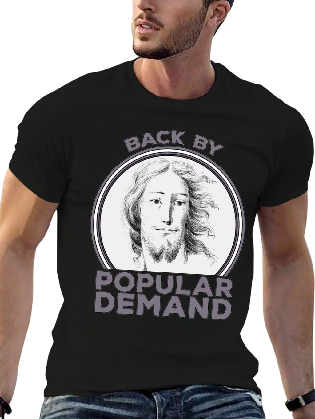 Back By Popular Demand Jesus Graphic T-Shirt