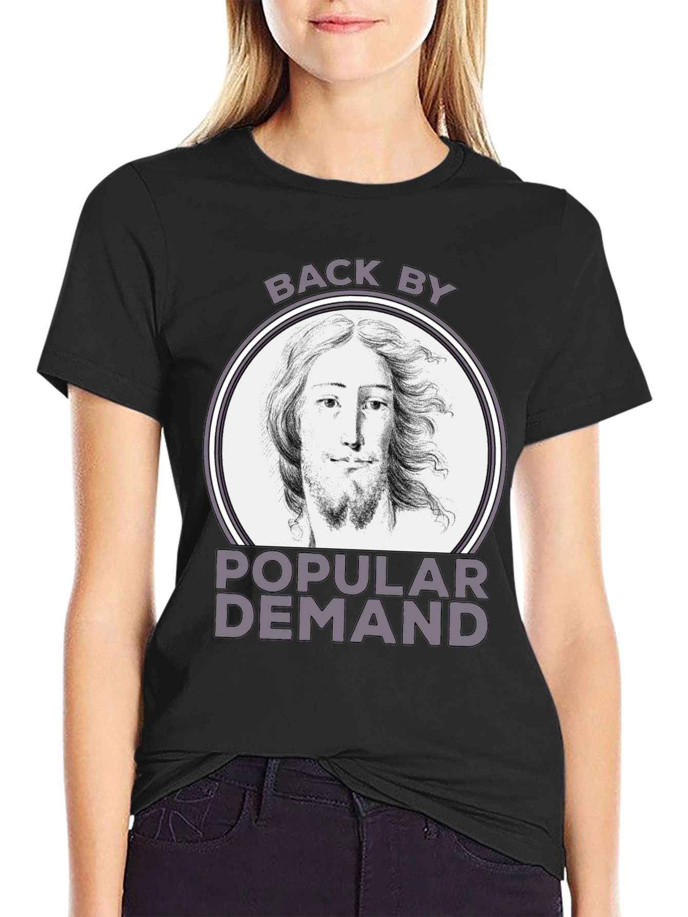 Back By Popular Demand Jesus Graphic T-Shirt