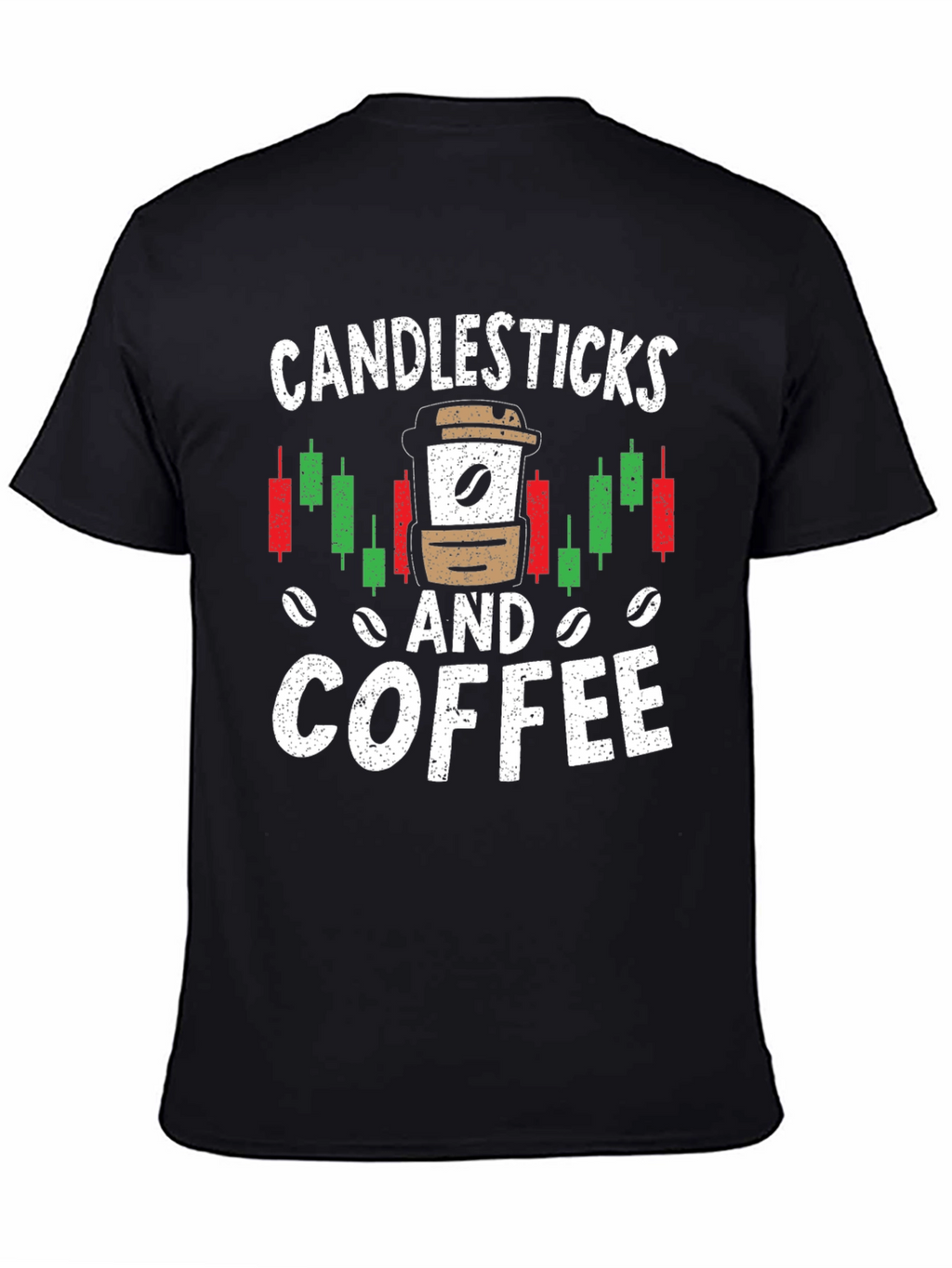 Candlesticks and Coffee Graphic T-Shirt