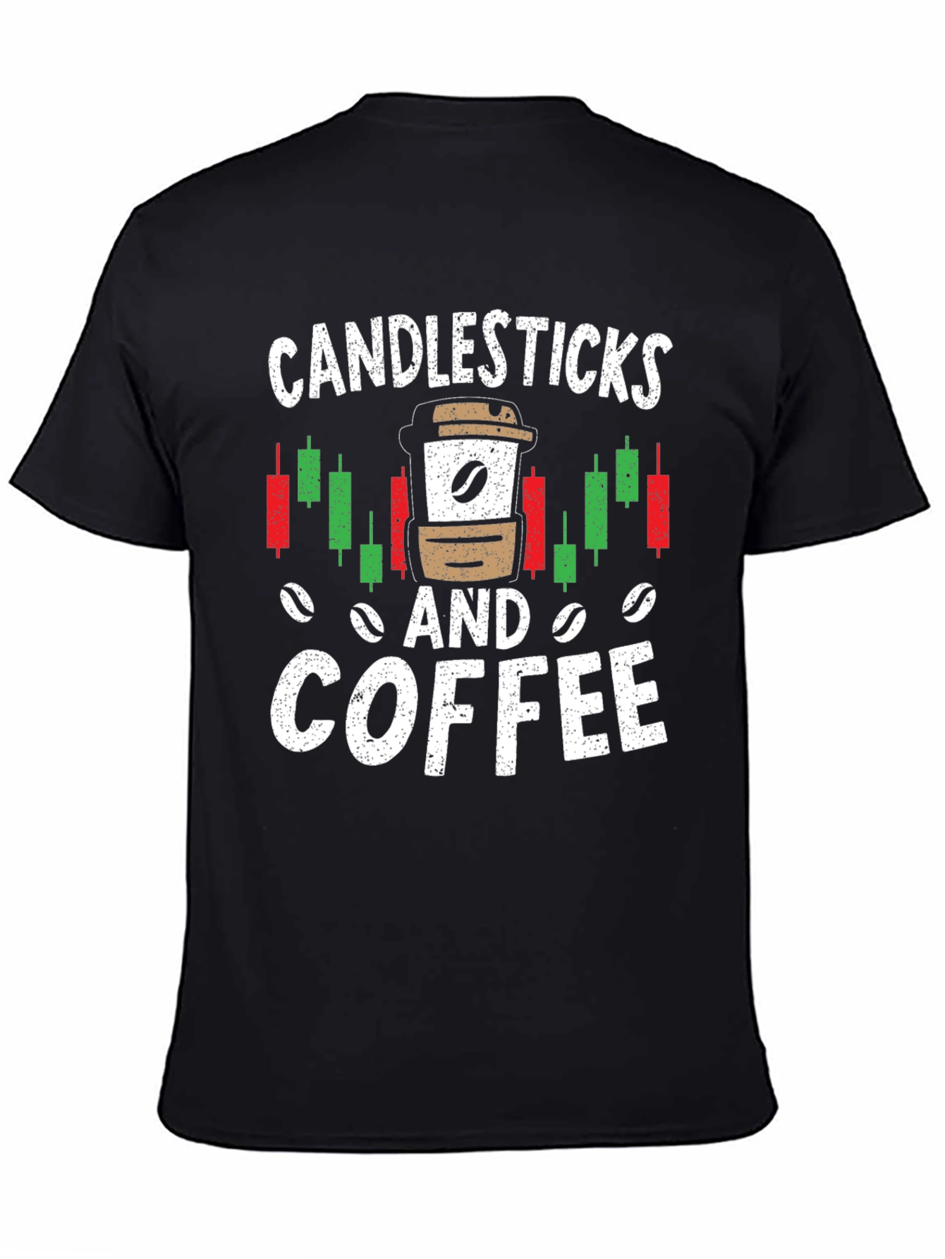 Candlesticks and Coffee Graphic T-Shirt