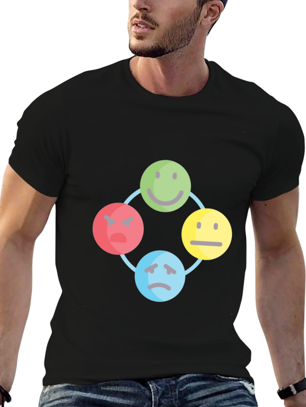 Mood Cycle Graphic Tee - Express Yourself!