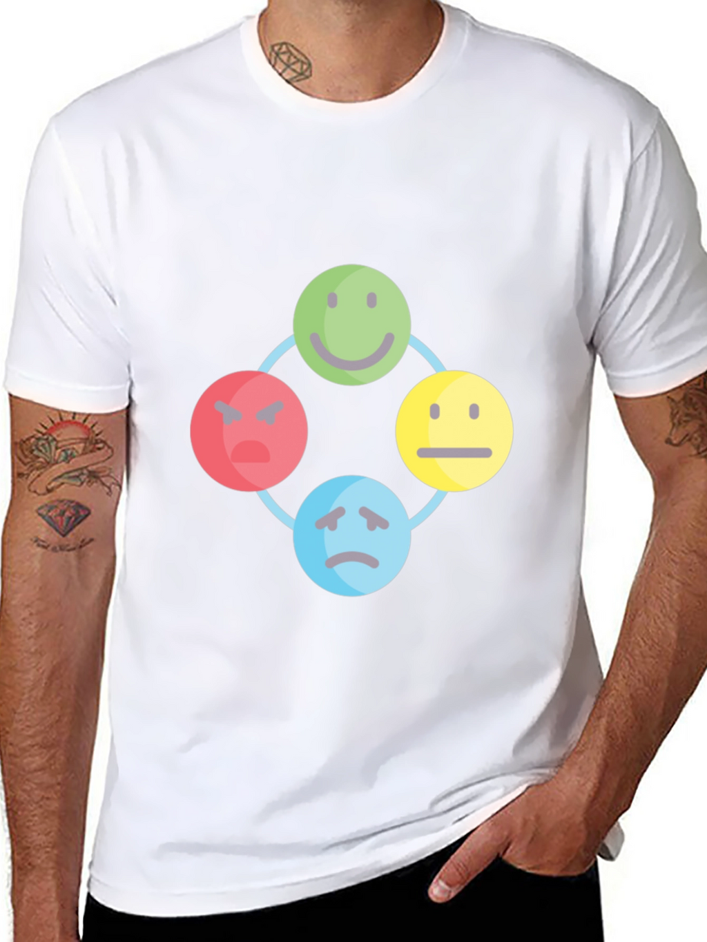 Mood Cycle Graphic Tee - Express Yourself!