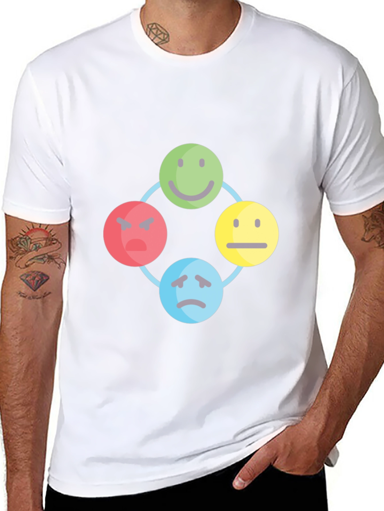 Mood Cycle Graphic Tee - Express Yourself!