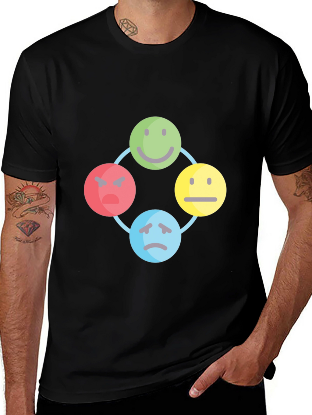 Mood Cycle Graphic Tee - Express Yourself!