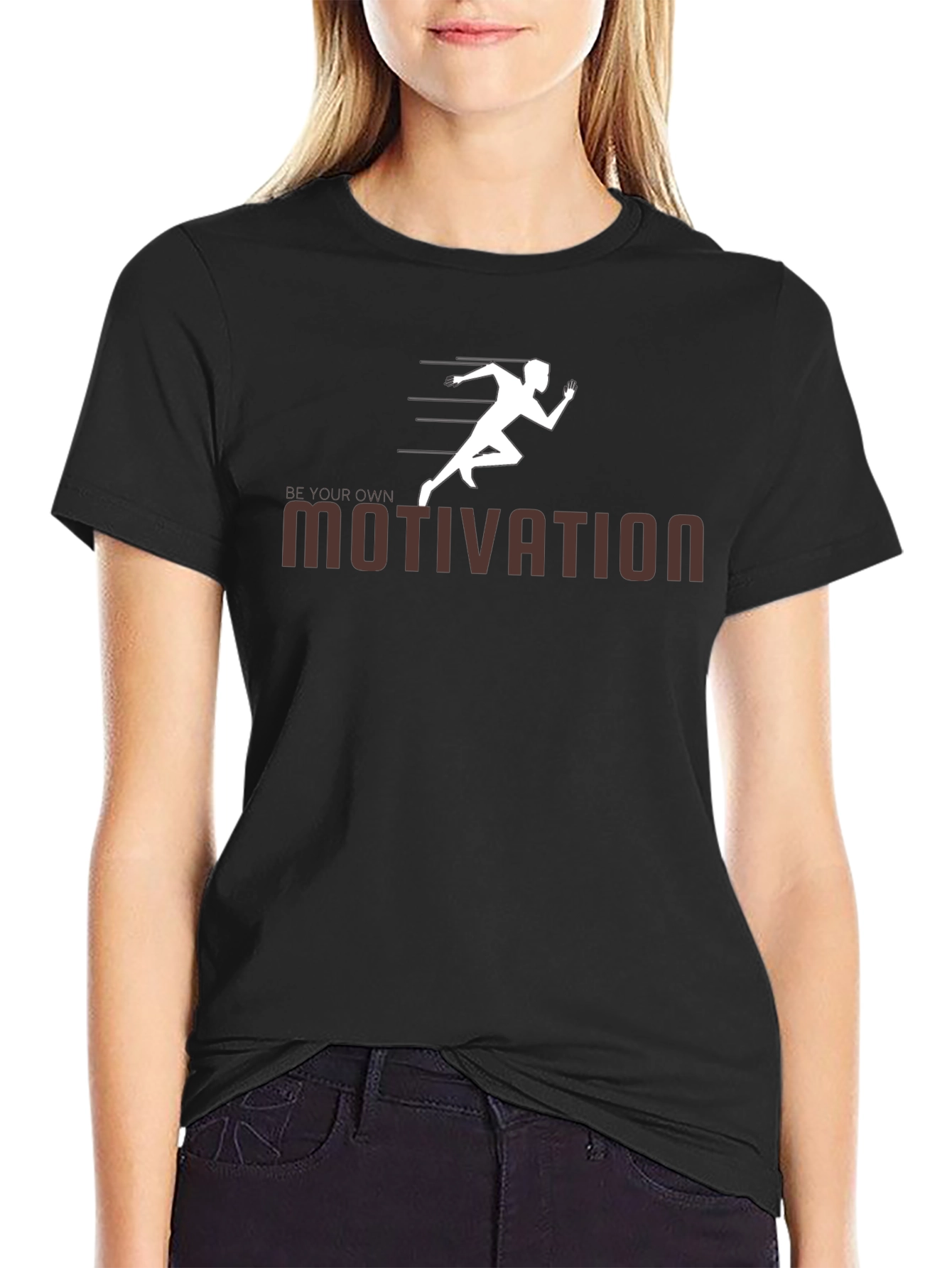 Motivation Black T-Shirt - Be Your Own Inspiration
