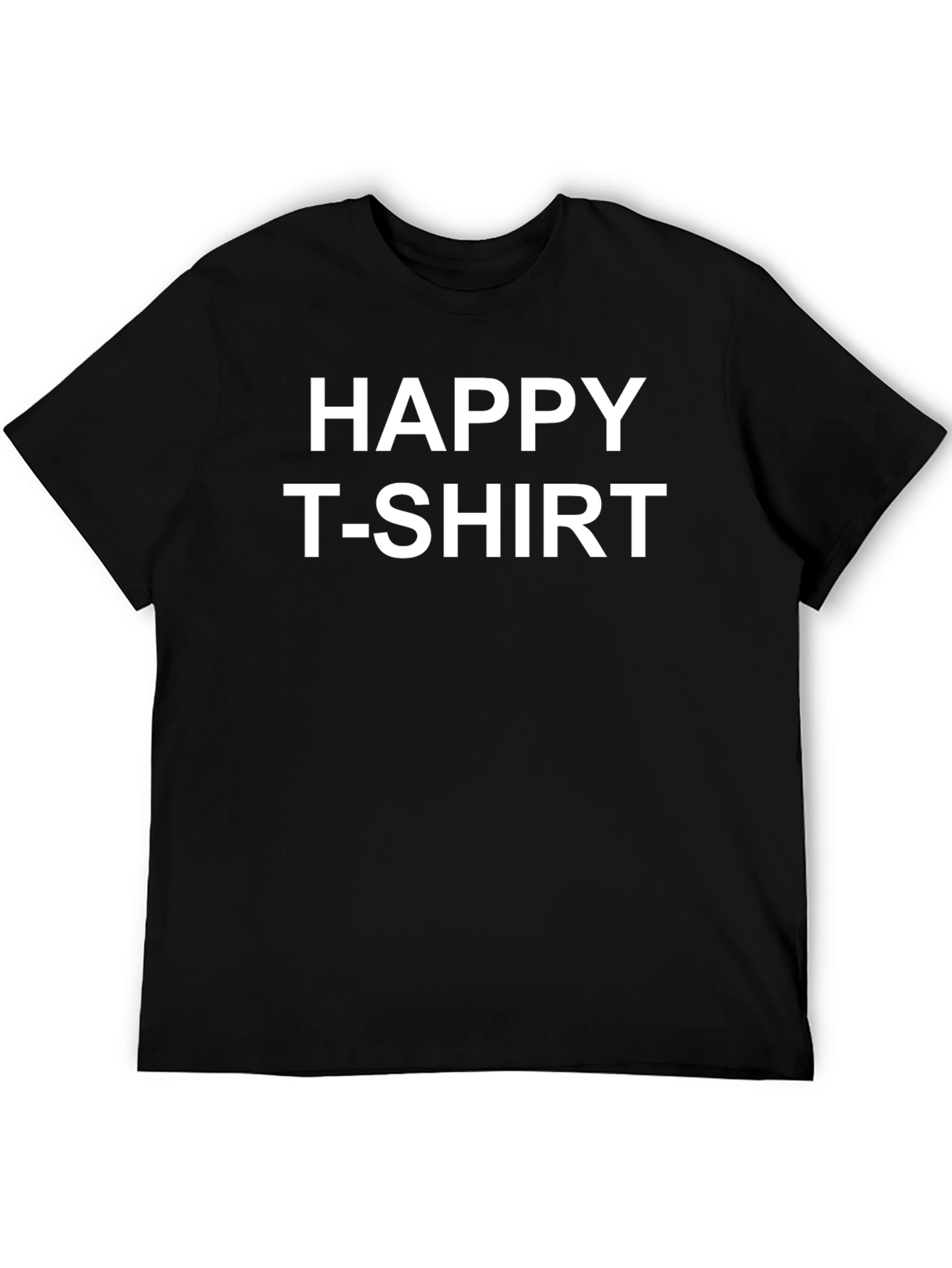 Happy T-Shirt: Mens Graphic Tee