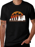 Forklift Evolution Mens Black T-Shirt