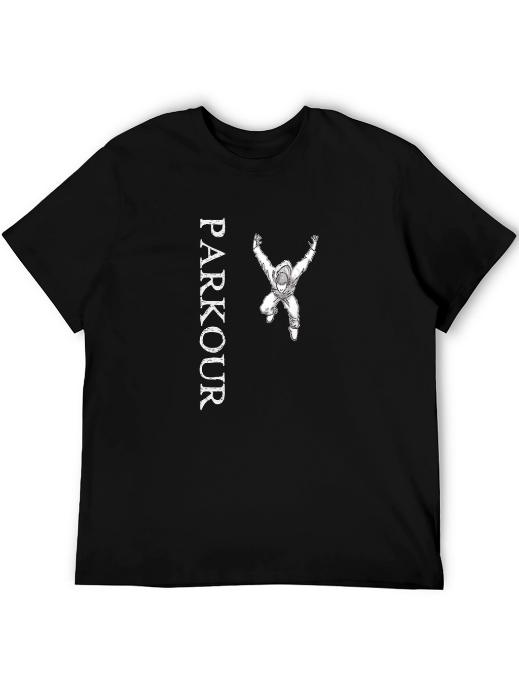 Parkour Graphic Tee - Black