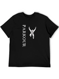 Parkour Graphic Tee - Black