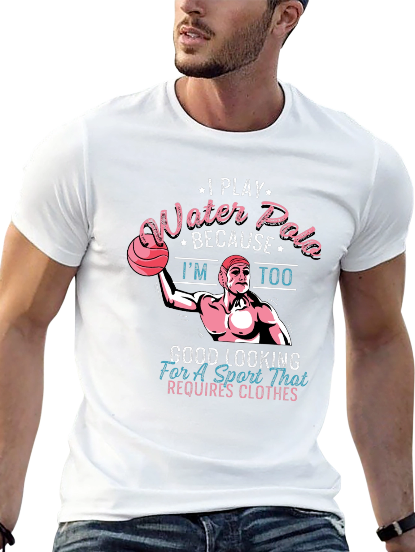 I Play Water Polo T-Shirt - Good Looking Sportswear
