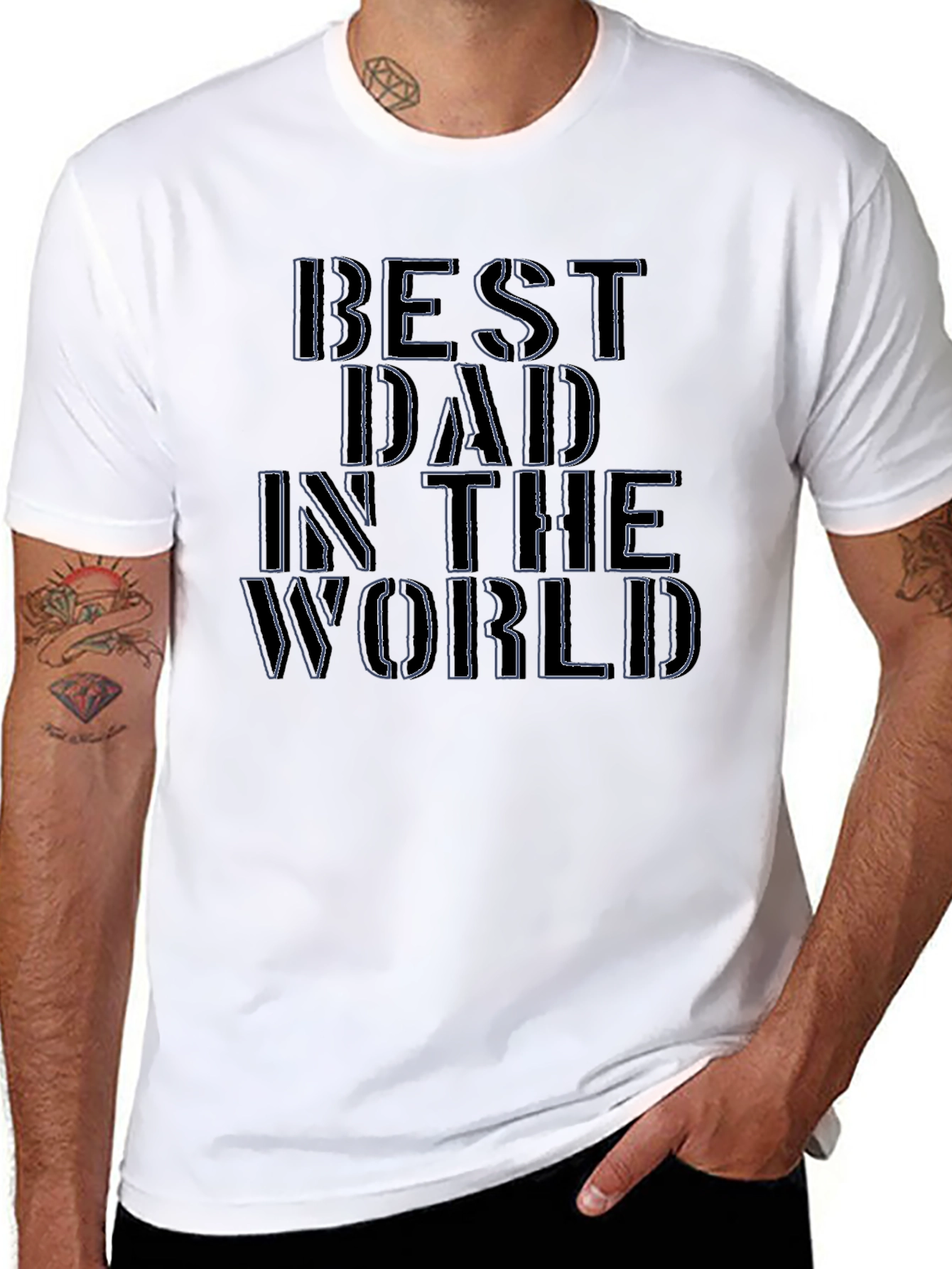 Best Dad in the World Graphic Tee