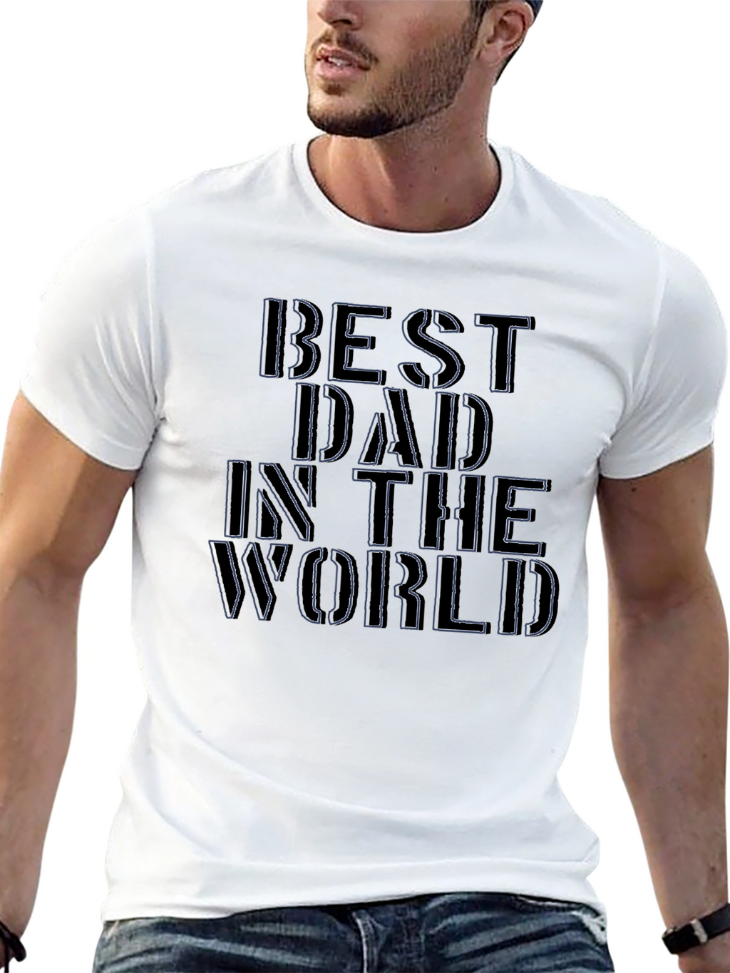 Best Dad in the World Graphic Tee
