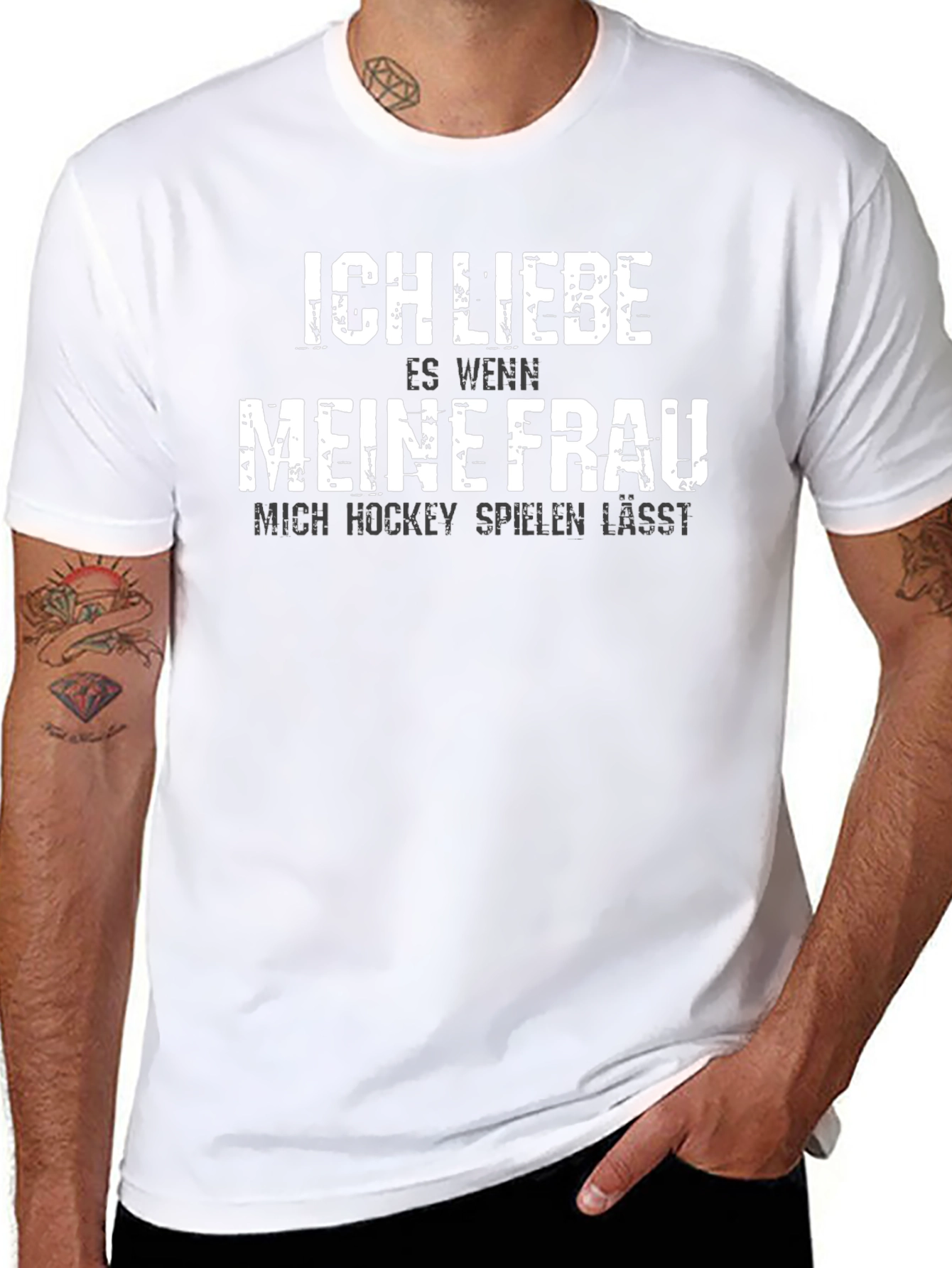 Ich Liebe Meine Frau Hockey T-Shirt