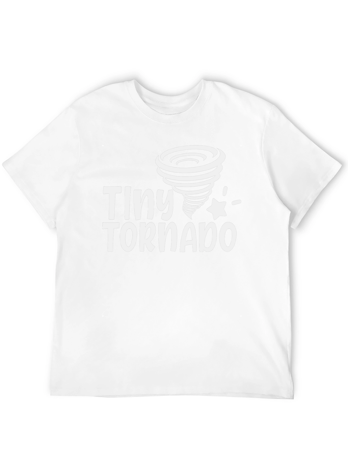 Tiny Tornado Black Graphic T-Shirt