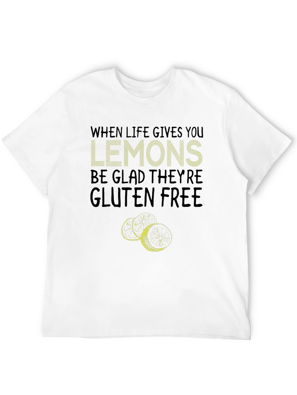 Lemons Gluten Free Graphic T-Shirt
