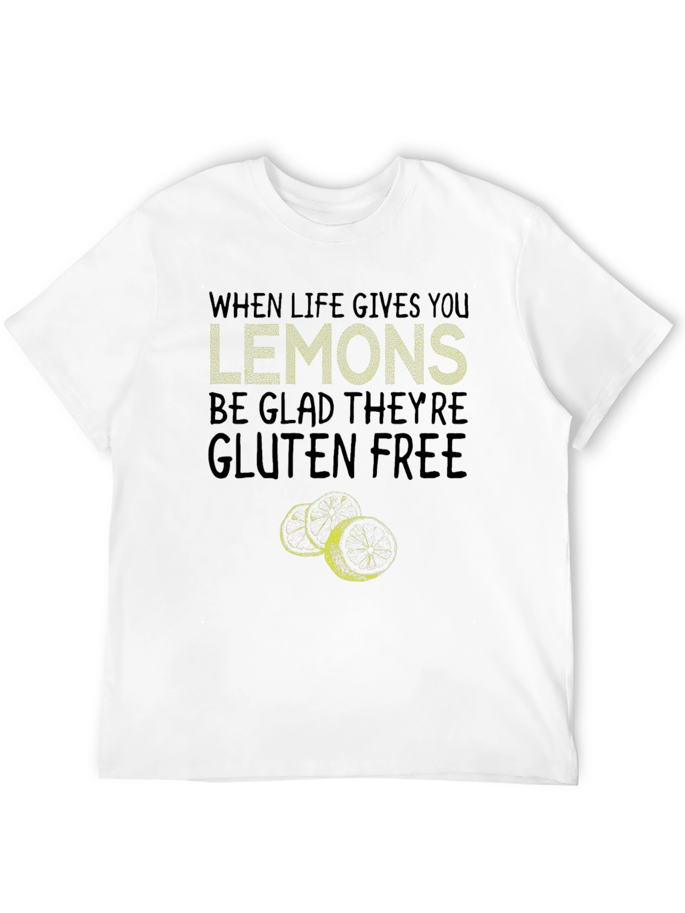 Lemons Gluten Free Graphic T-Shirt