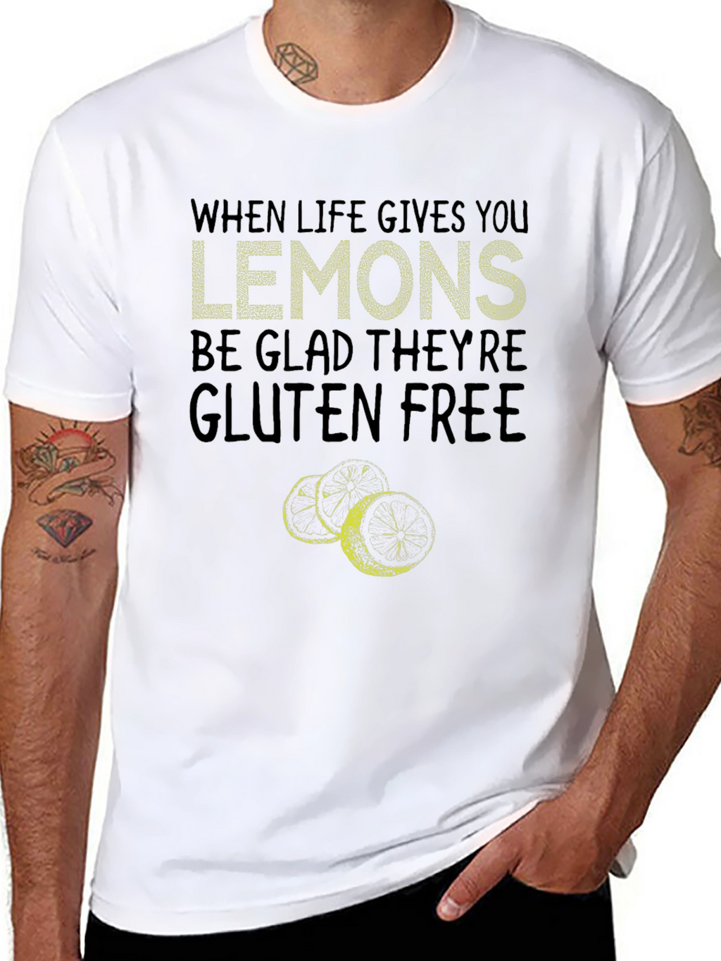 Lemons Gluten Free Graphic T-Shirt