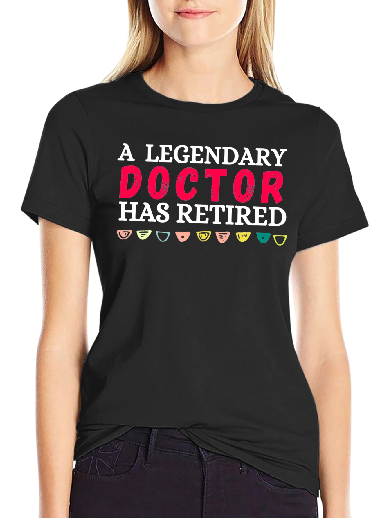 A Legendary Doctor Retired Novelty Graphic Tee