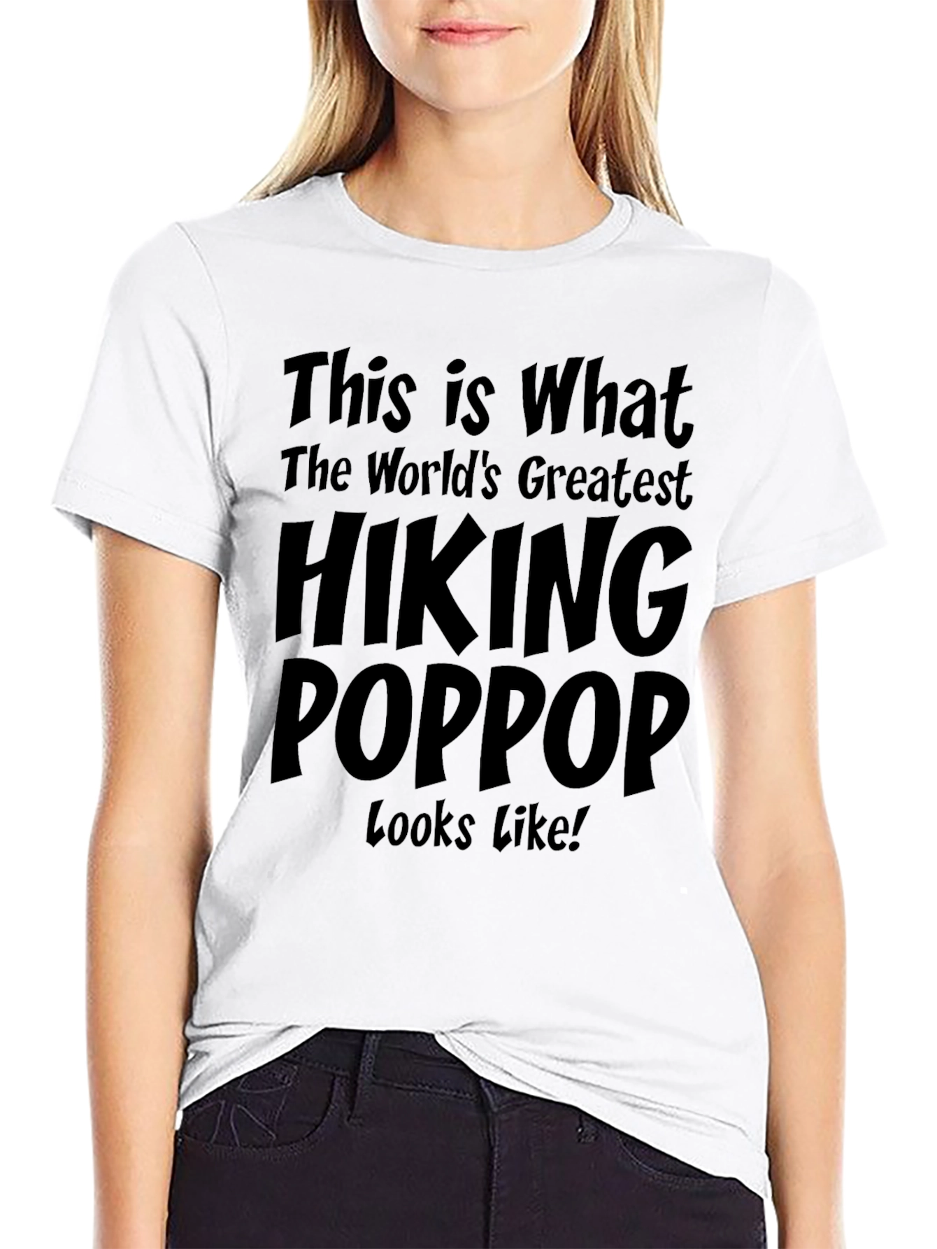 Hiking Poppop T-Shirt - Worlds Greatest!