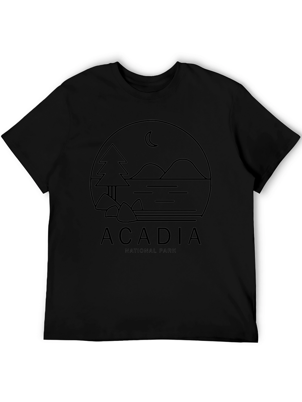 Acadia National Park T-Shirt Minimalist Design