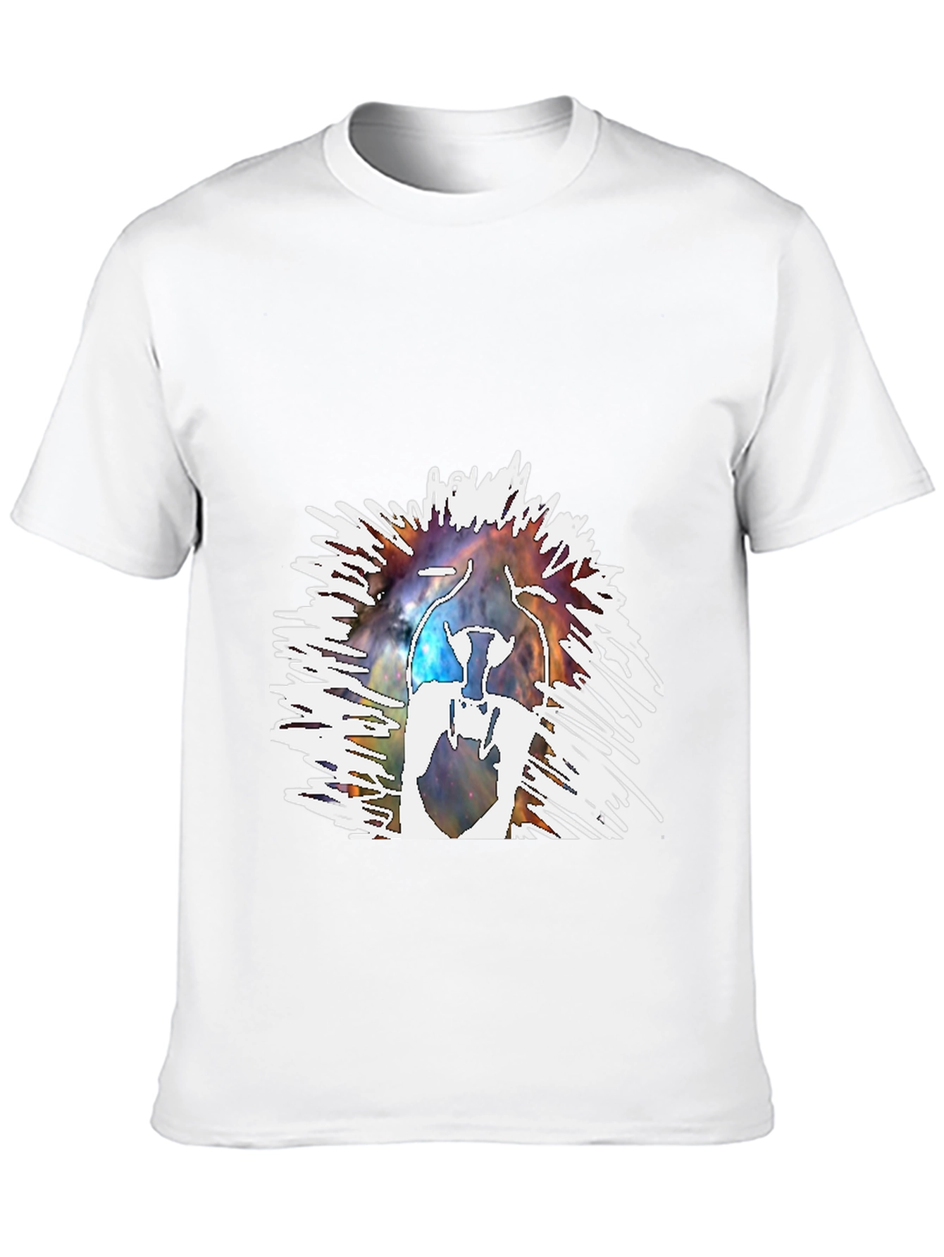 Galaxy Astronaut Graphic Tee - Mens Black T-Shirt