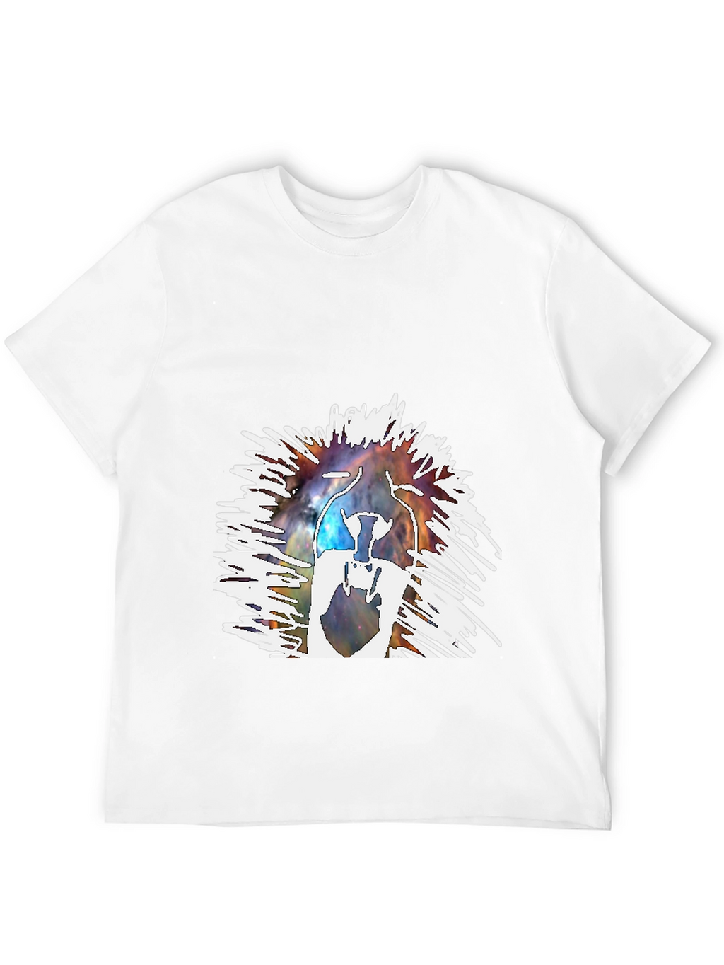 Galaxy Astronaut Graphic Tee - Mens Black T-Shirt