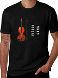 Violin Gang Black Graphic Tee