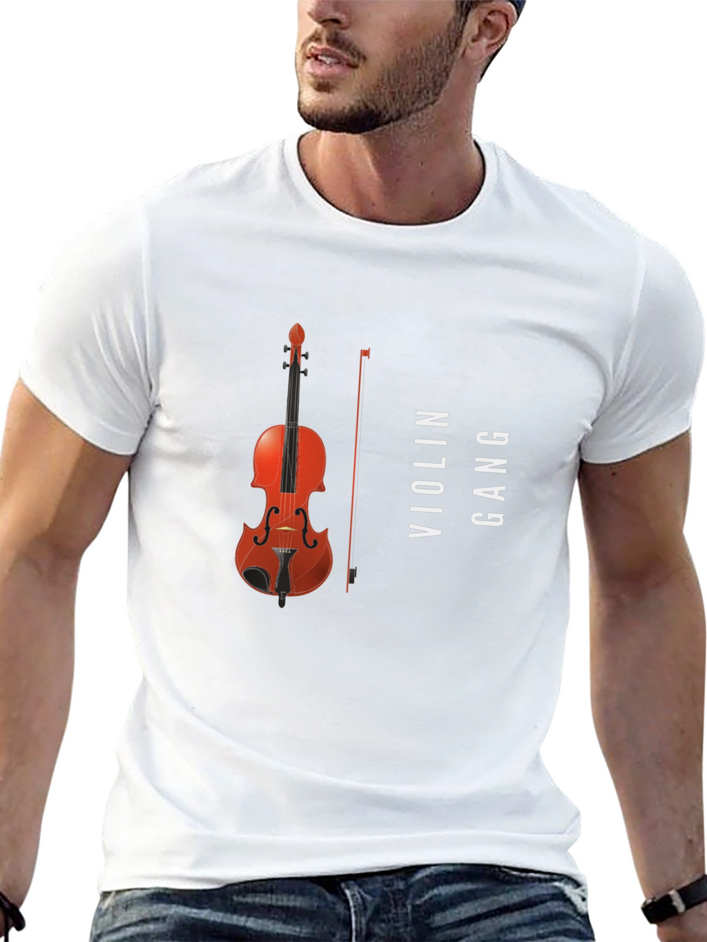 Violin Gang Black Graphic Tee