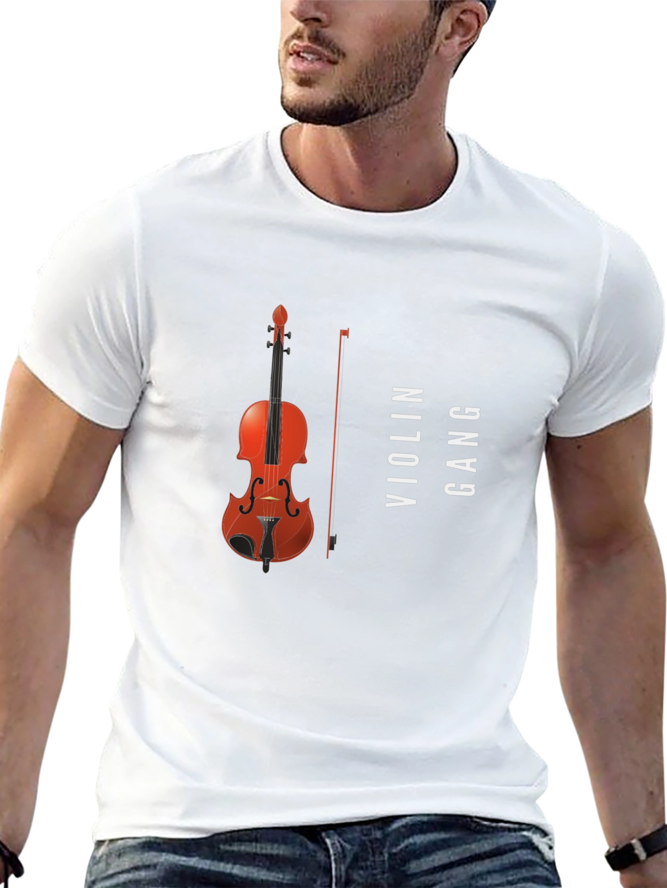 Violin Gang Black Graphic Tee