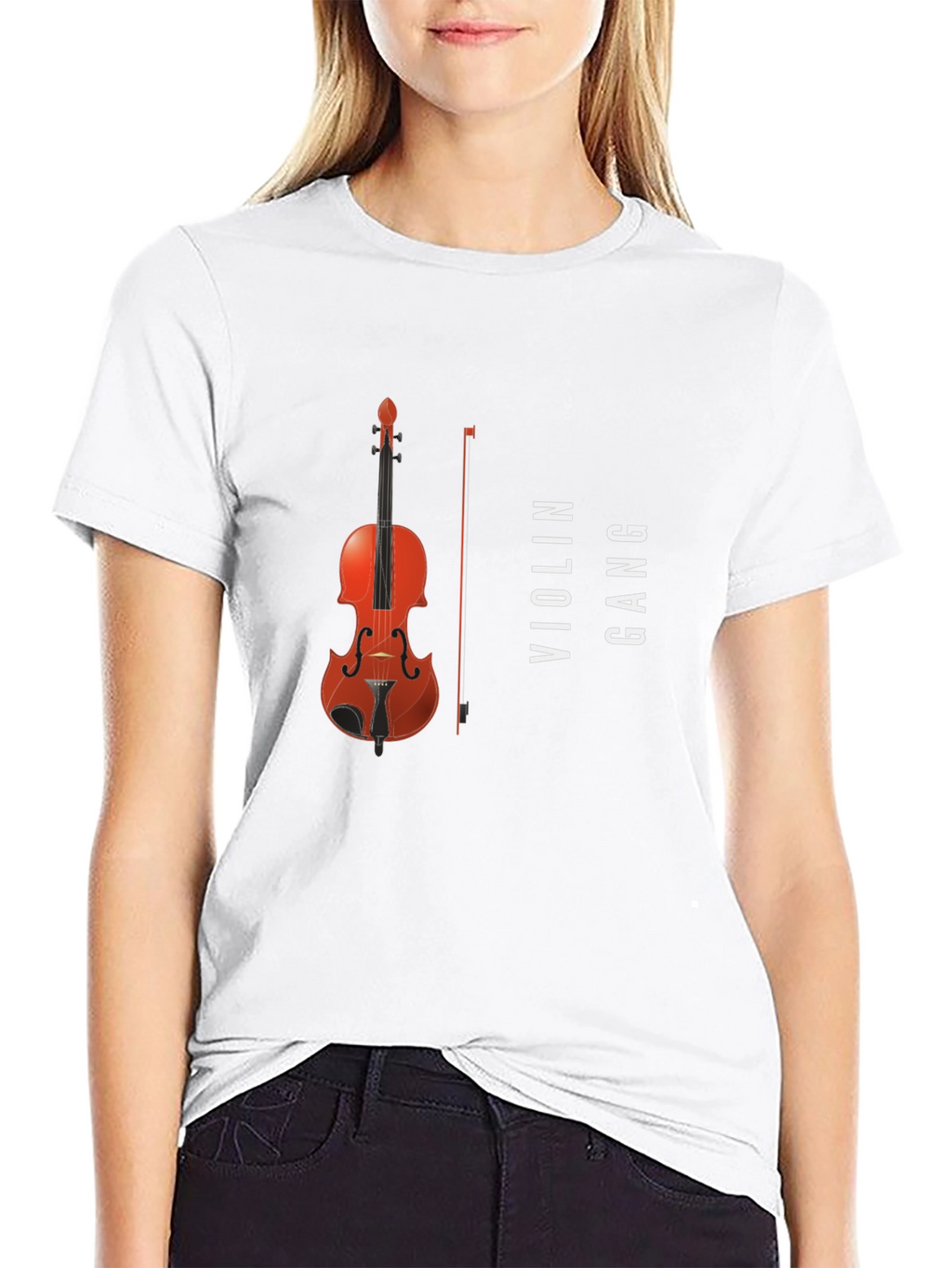 Violin Gang Black Graphic Tee