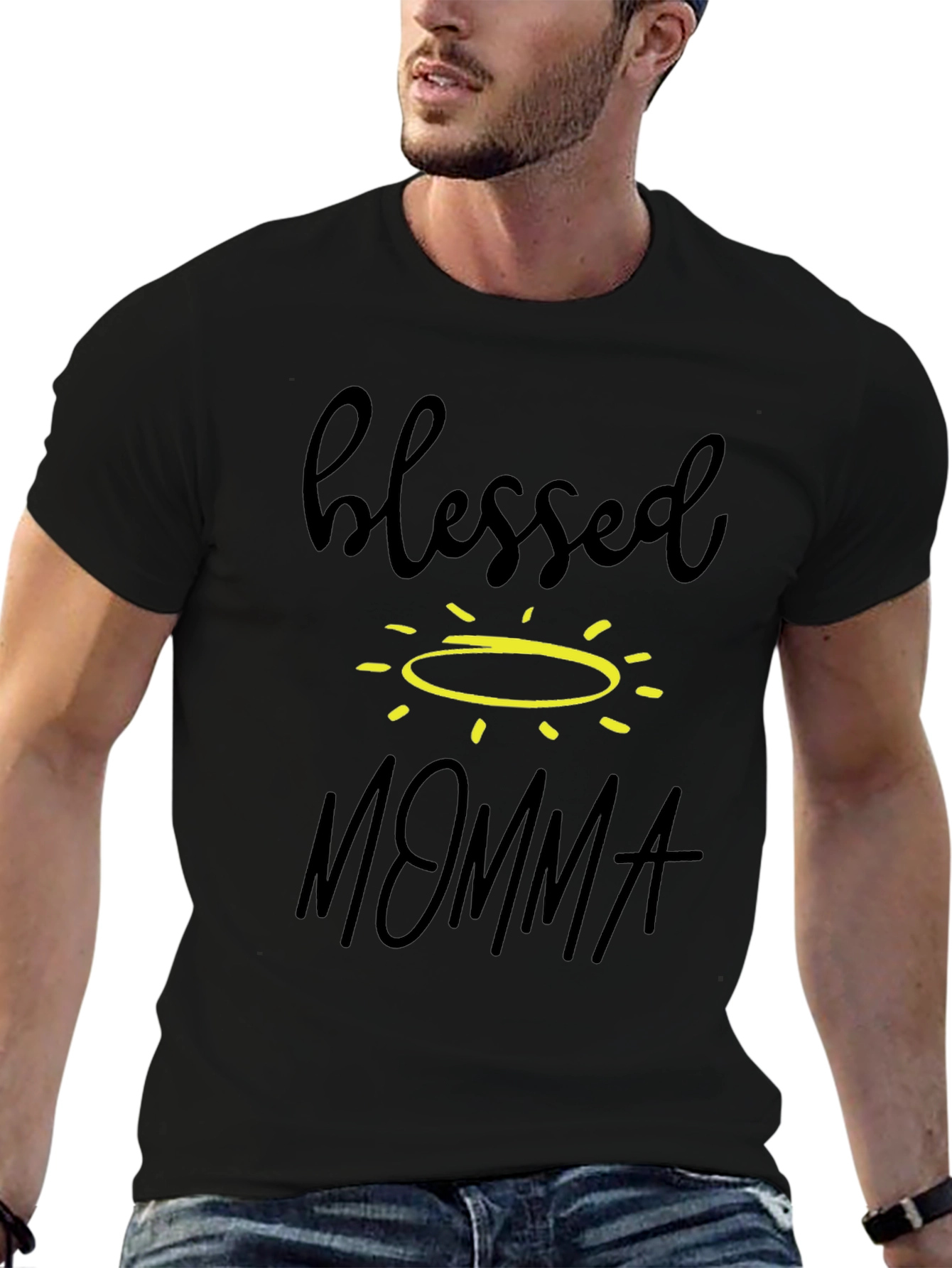 Blessed Momma Graphic T-Shirt