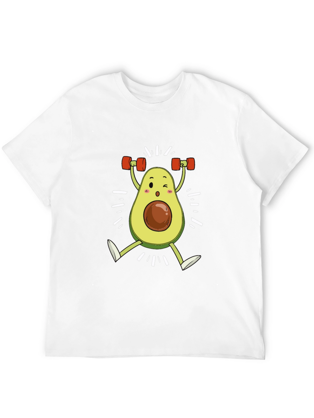 Funny Avocado Gym Workout T-Shirt