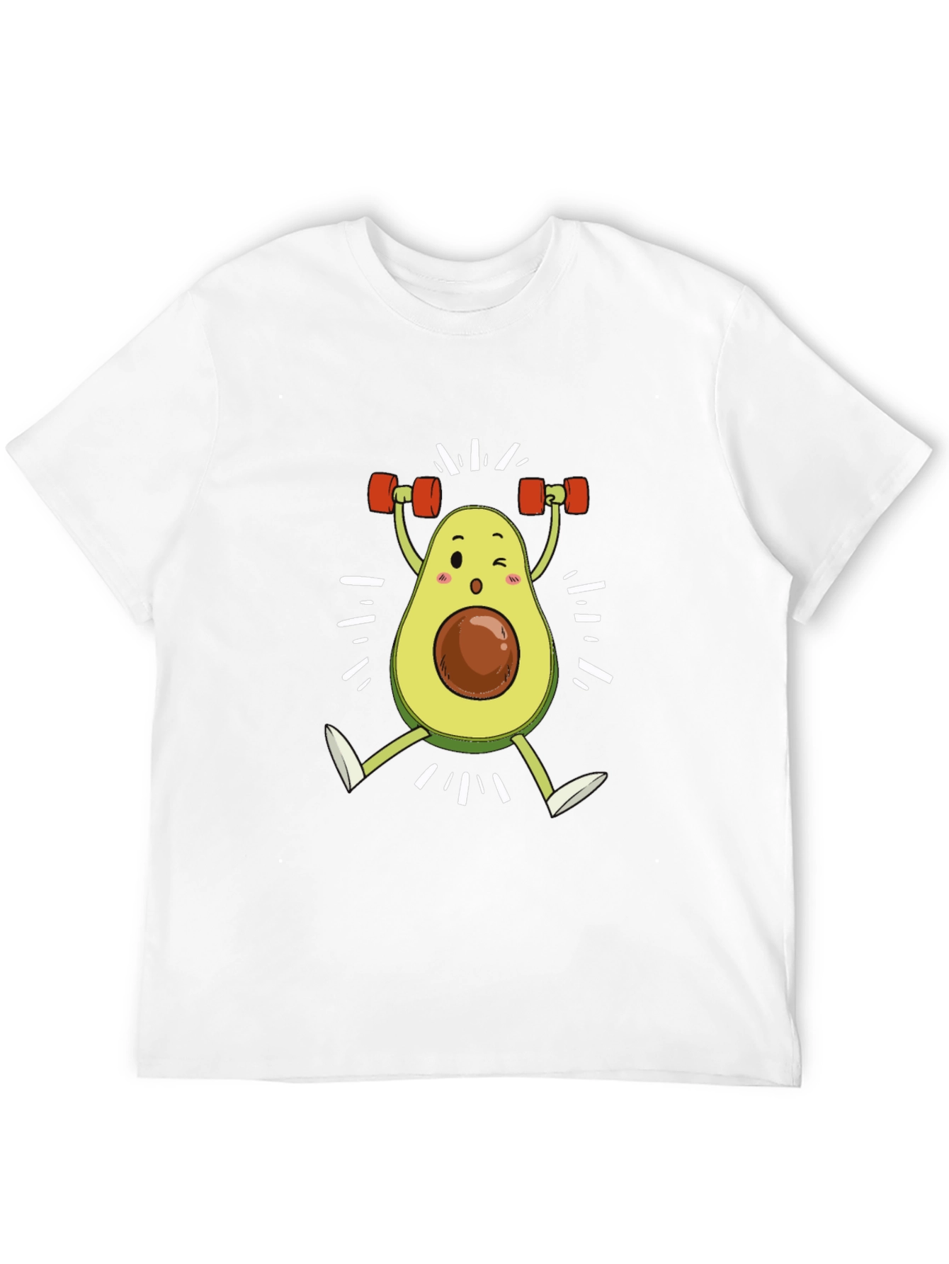 Funny Avocado Gym Workout T-Shirt