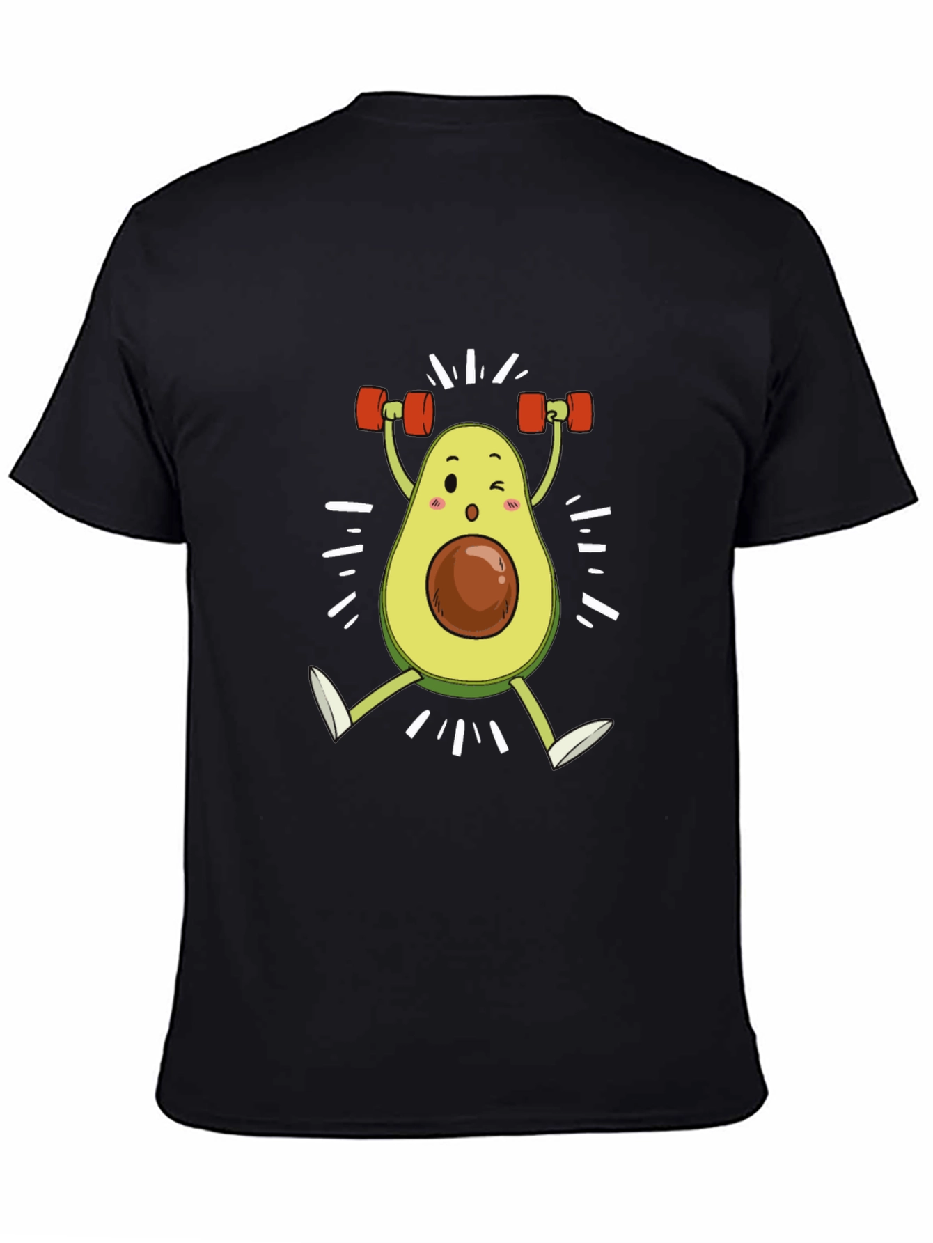 Funny Avocado Gym Workout T-Shirt