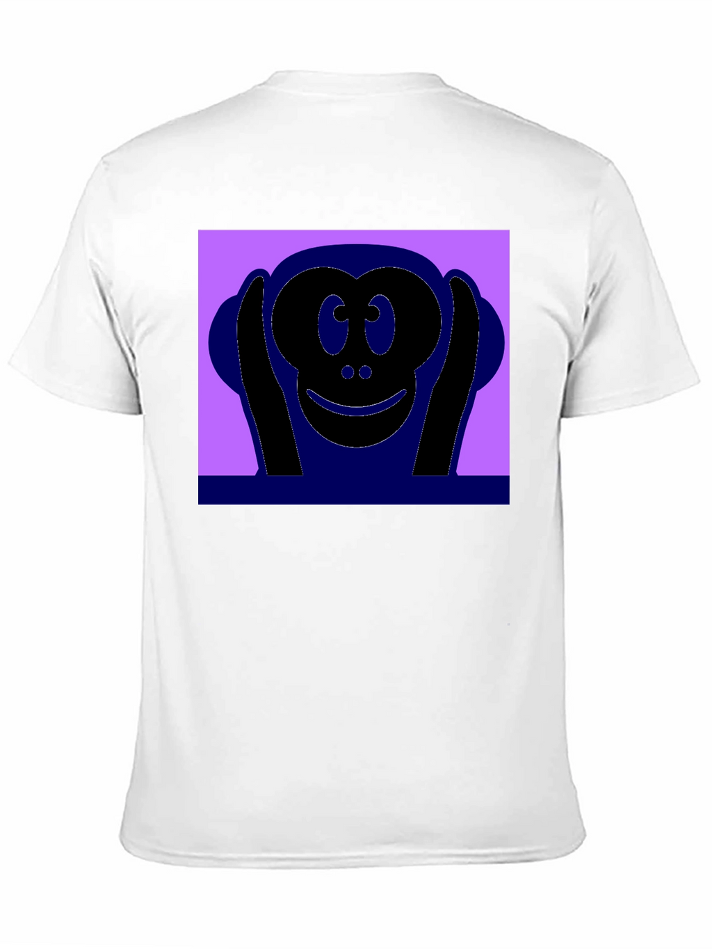Hear No Evil Monkey Graphic Tee - Black