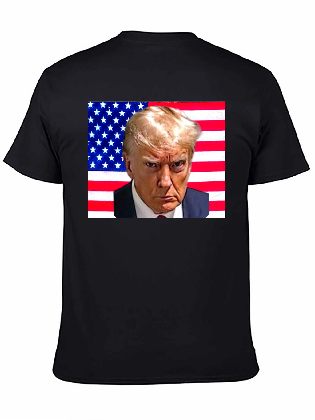 Trump American Flag Graphic T-Shirt