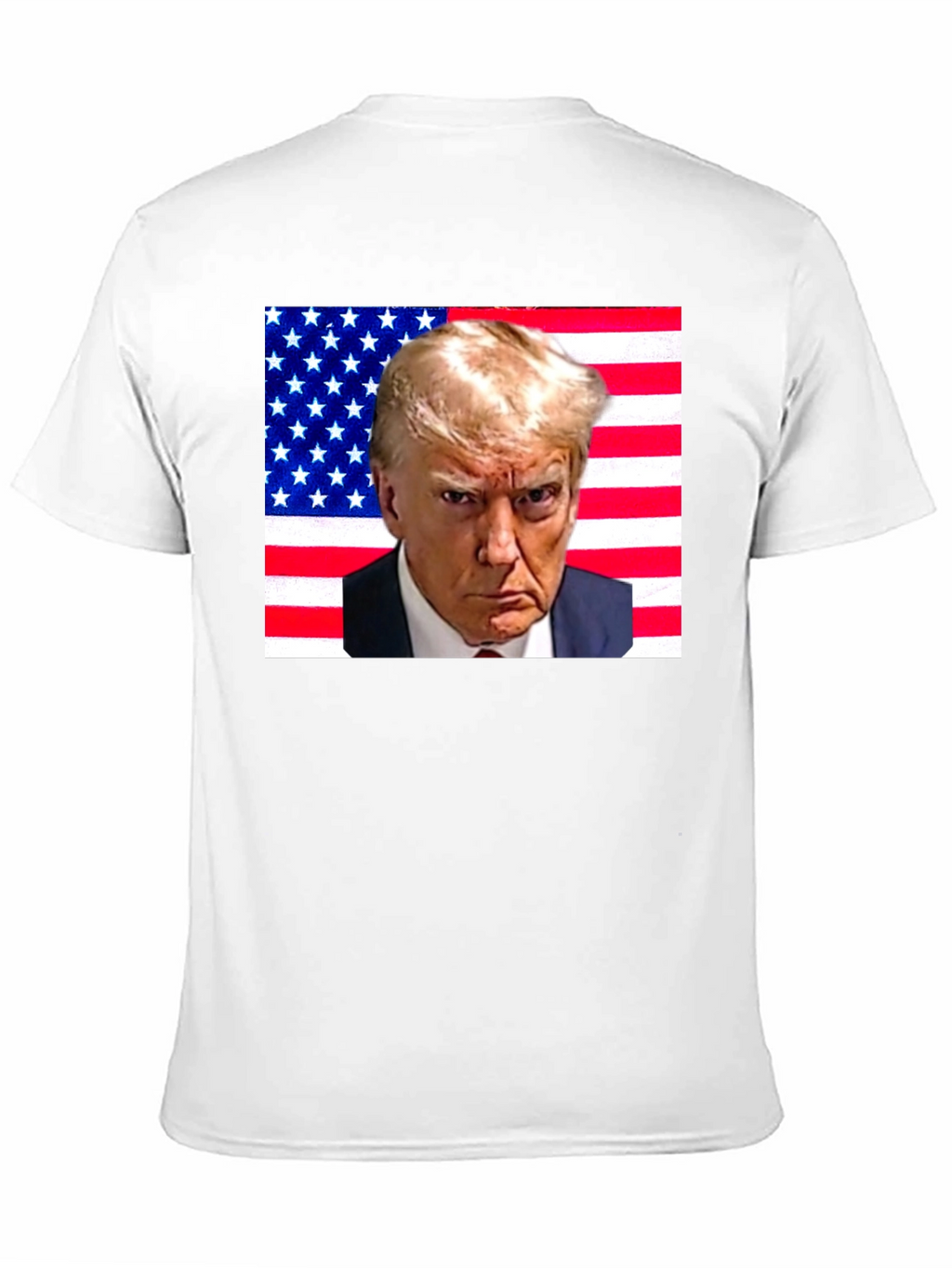 Trump American Flag Graphic T-Shirt