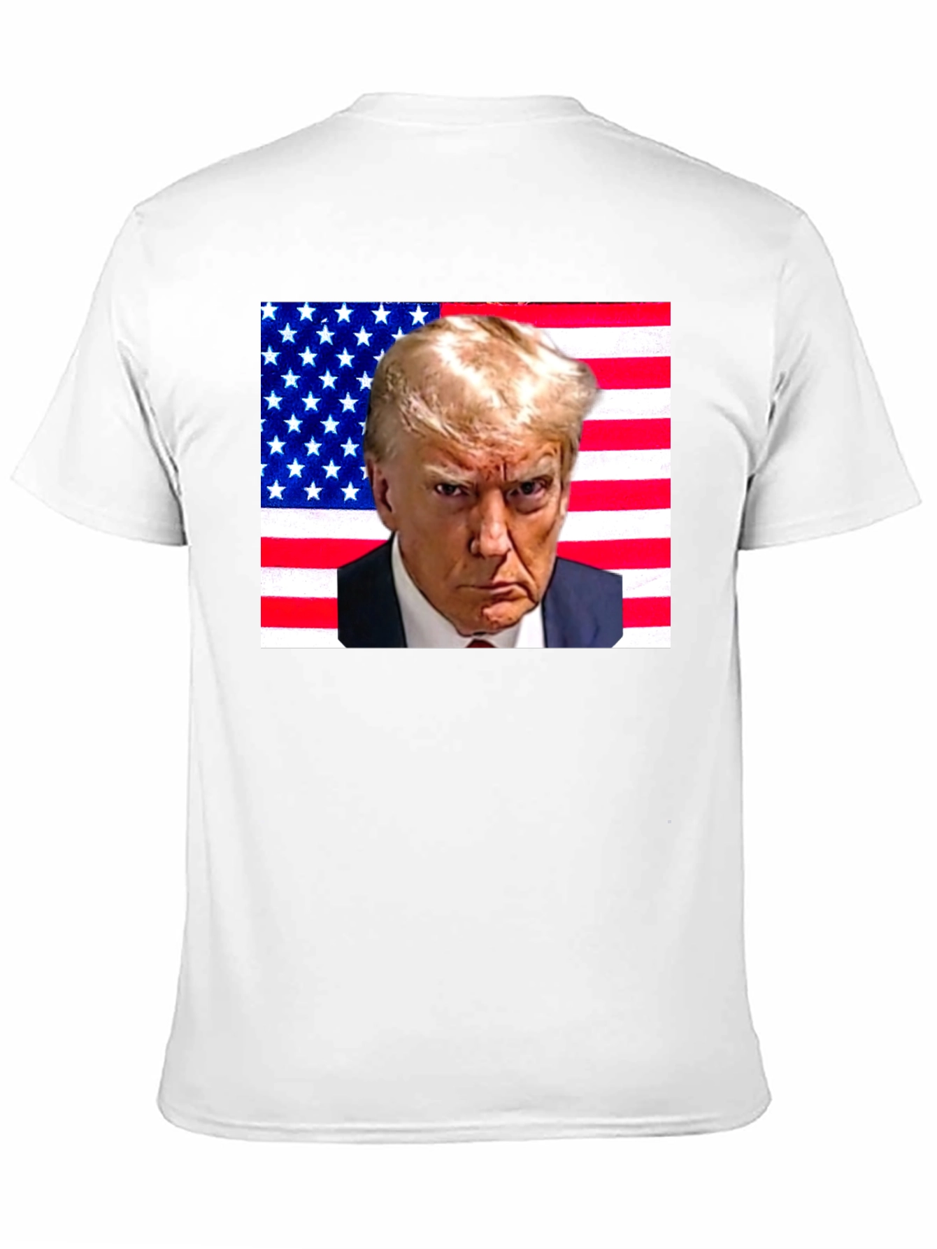 Trump American Flag Graphic T-Shirt